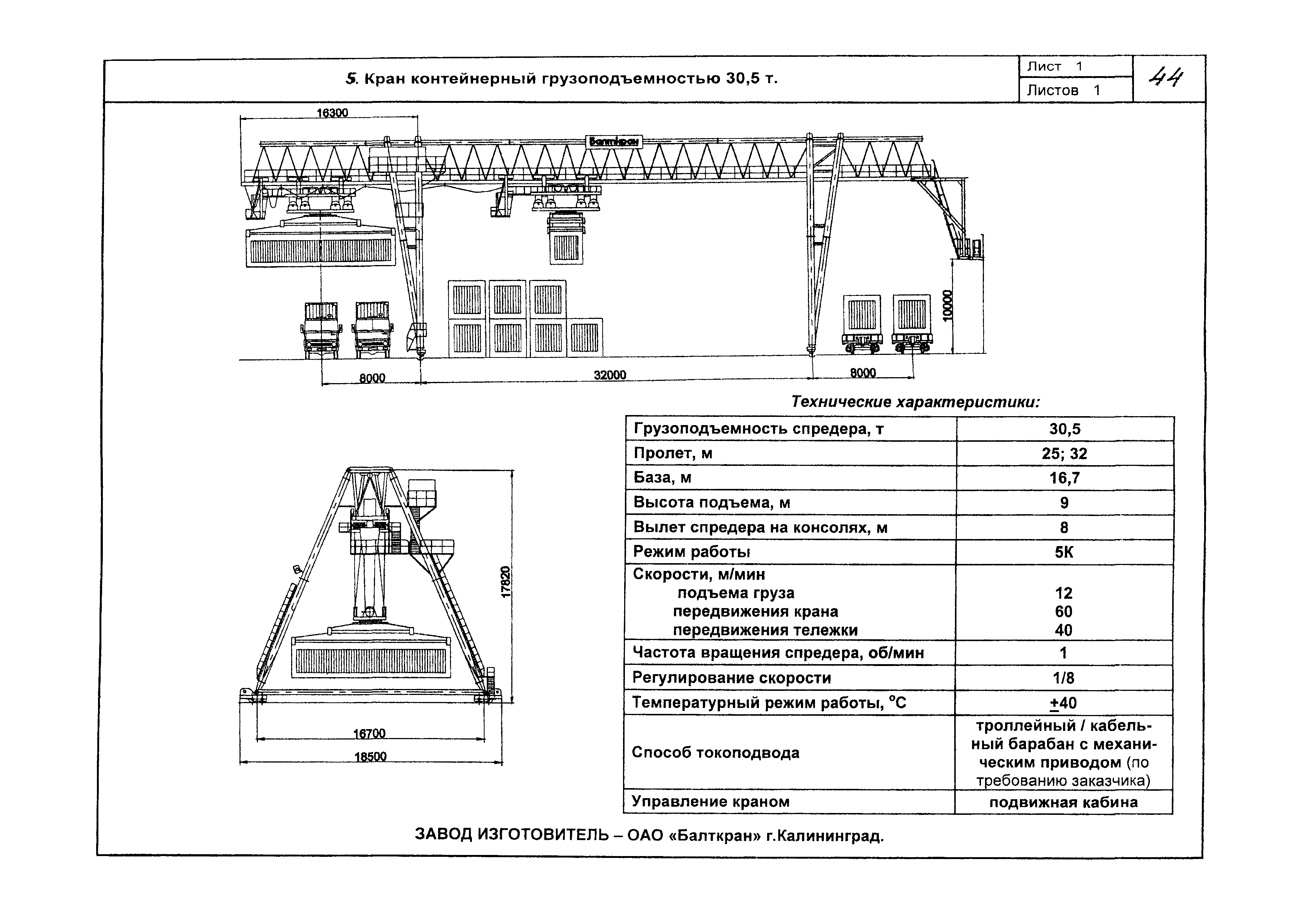 32 технологическая карта