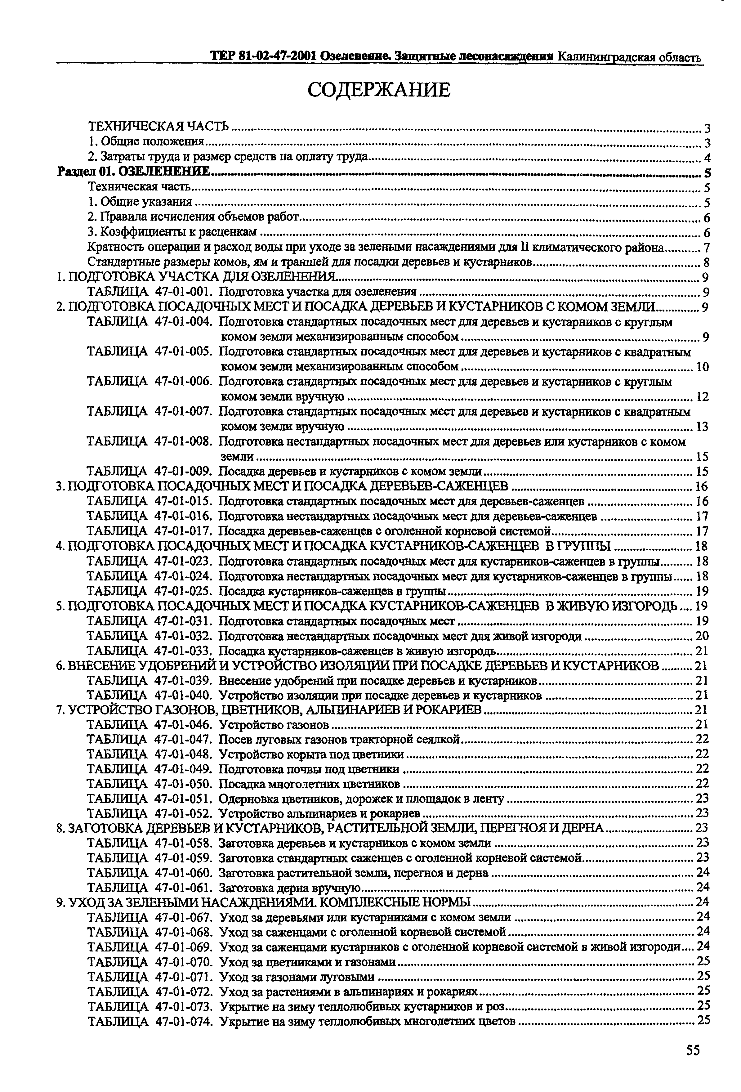 ТЕР Калининградская область 2001-47