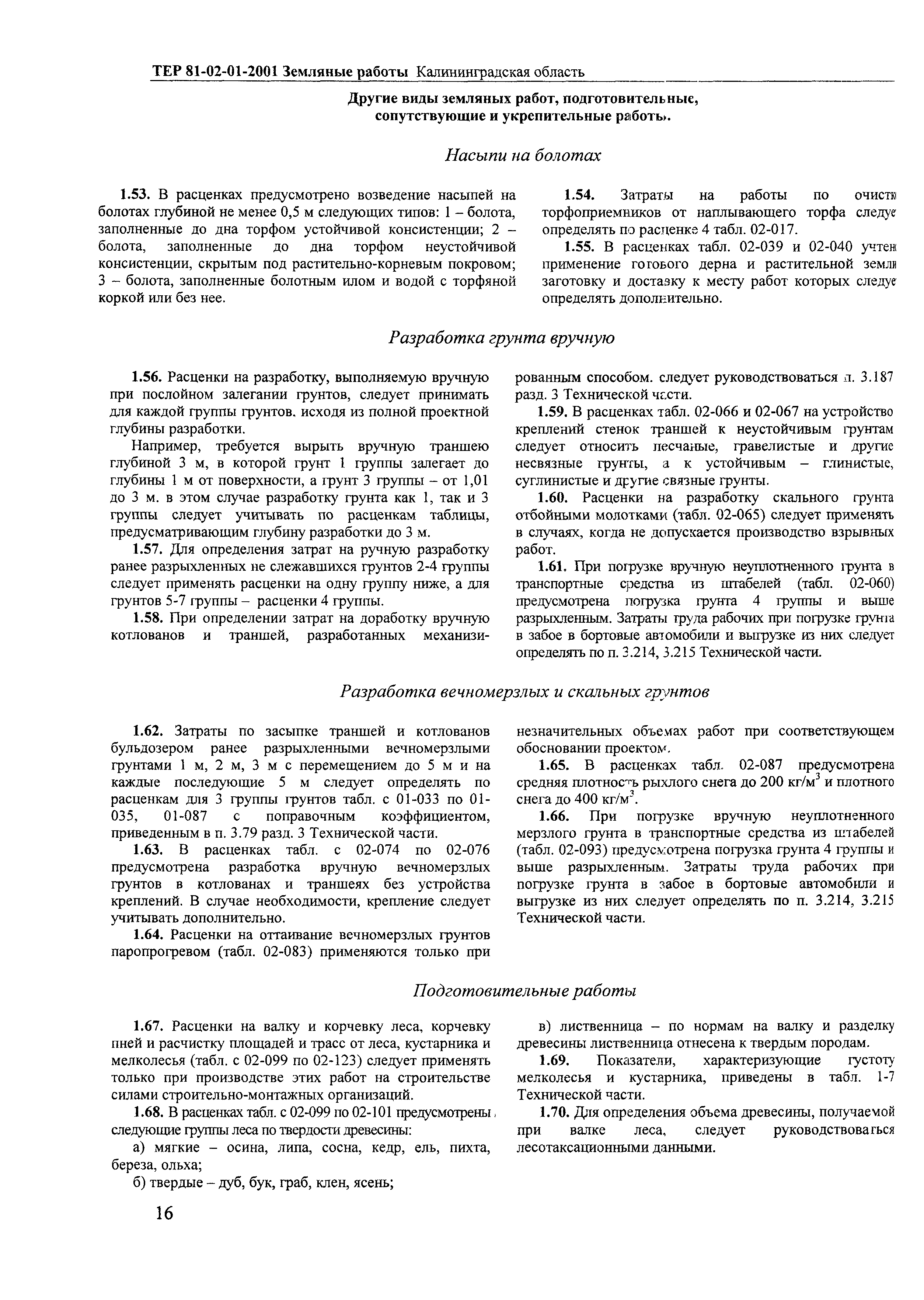 ТЕР Калининградская область 2001-01