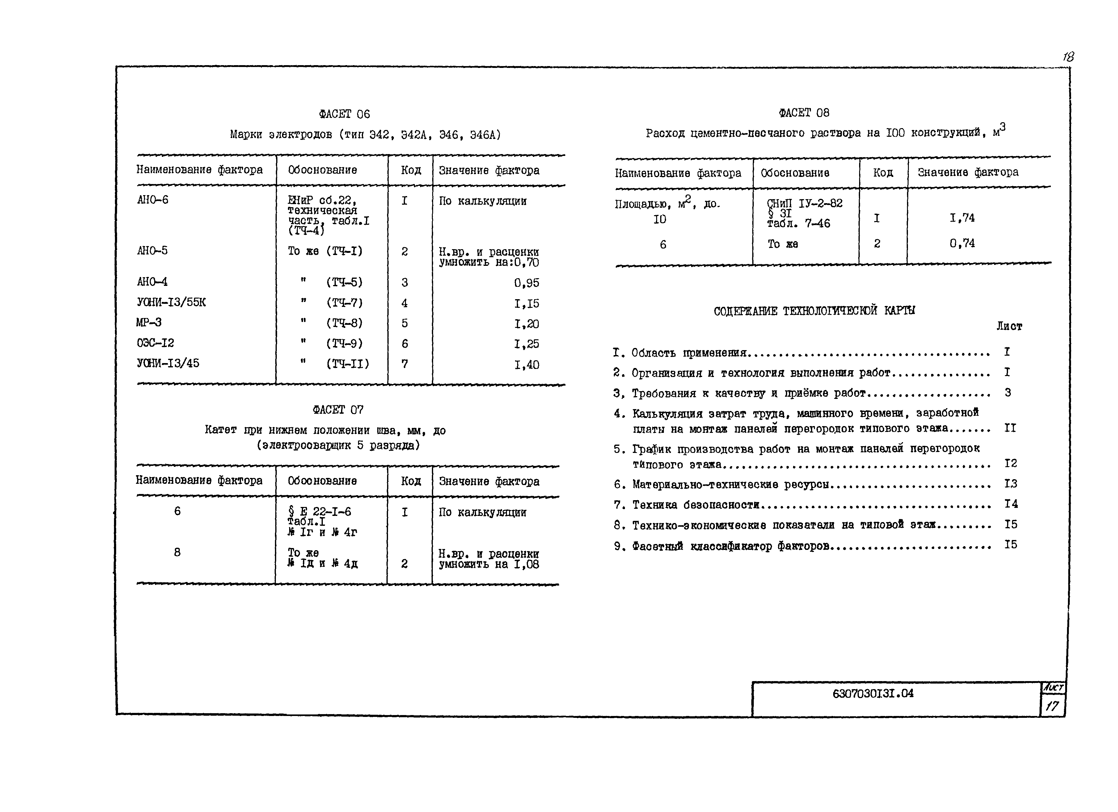 Скачать Технологическая карта 6307030131/41131 Типовая технологическая  карта. Монтаж конструкций крупнопанельного жилого 9-этажного дома серии 90.  4. Монтаж панелей перегородок типового этажа