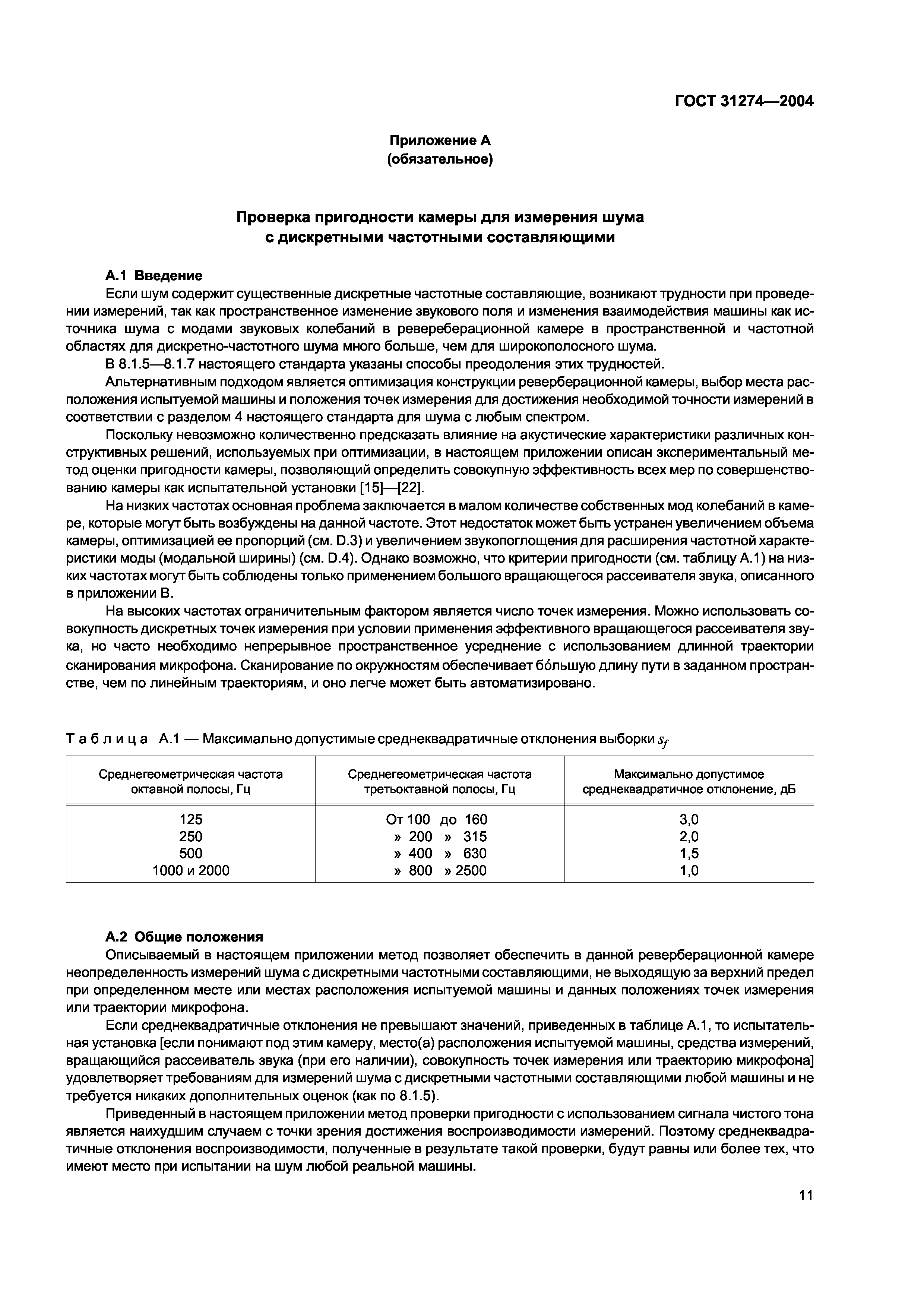 Скачать ГОСТ 31274-2004 Шум машин. Определение уровней звуковой мощности по  звуковому давлению. Точные методы для реверберационных камер