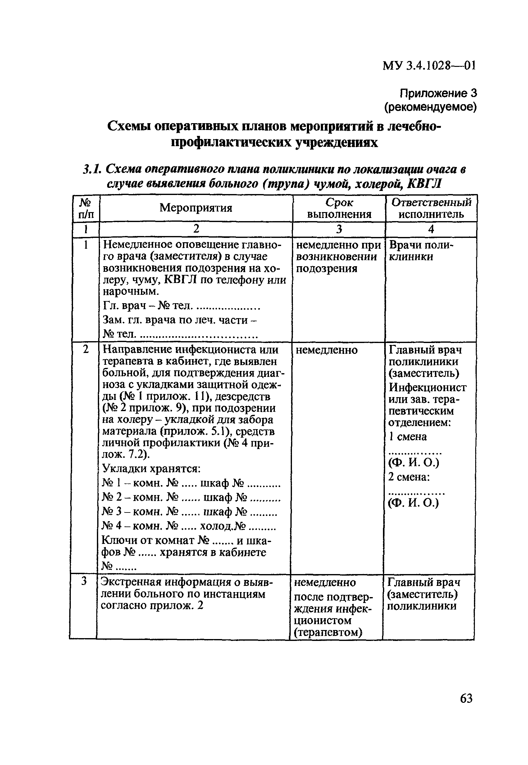 Скачать МУ 3.4.1028-01 Организация и проведение первичных мероприятий в  случаях выявления больного (трупа), подозрительного на заболевания  карантинными инфекциями, контагиозными вирусными геморрагическими  лихорадками, малярией и инфекционными болезнями ...