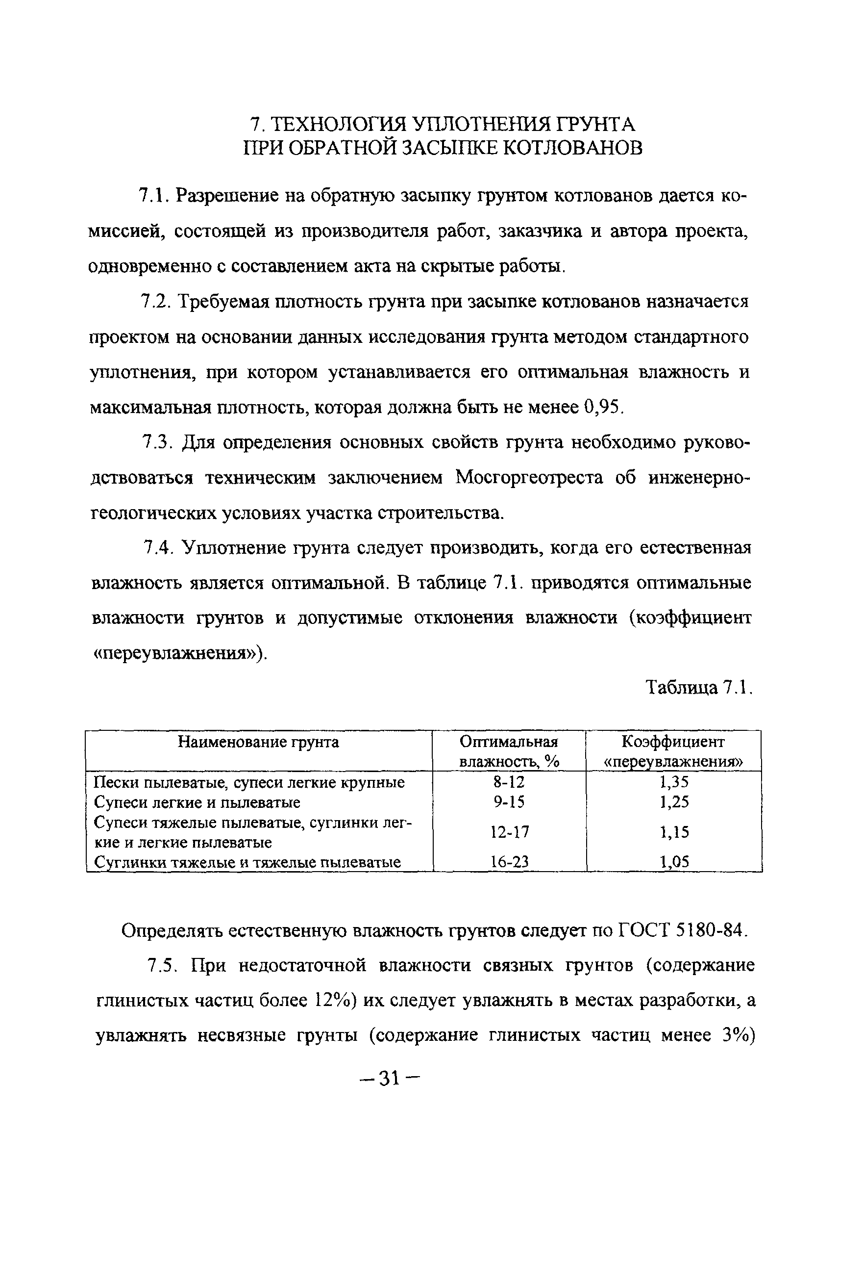 Акт пробного уплотнения грунта образец заполнения