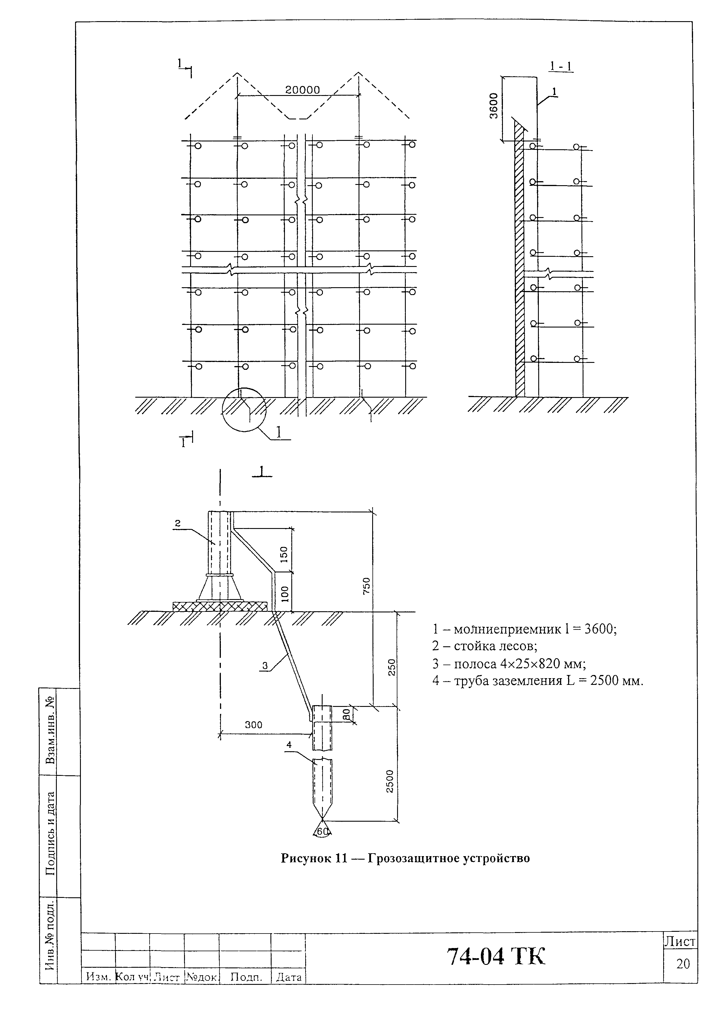 Технологическая карта 74-04 ТК