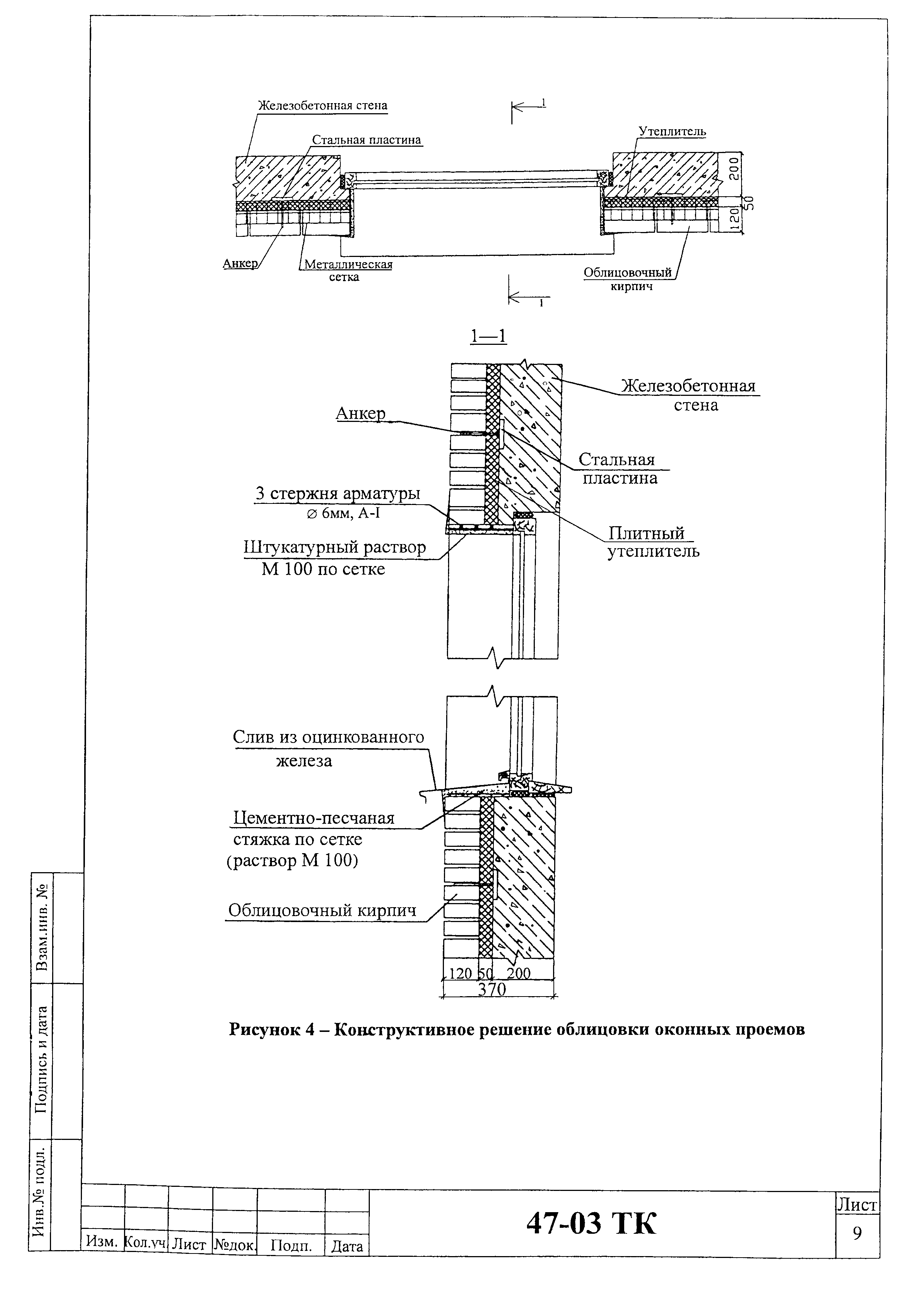 Технологическая карта 47-03 ТК