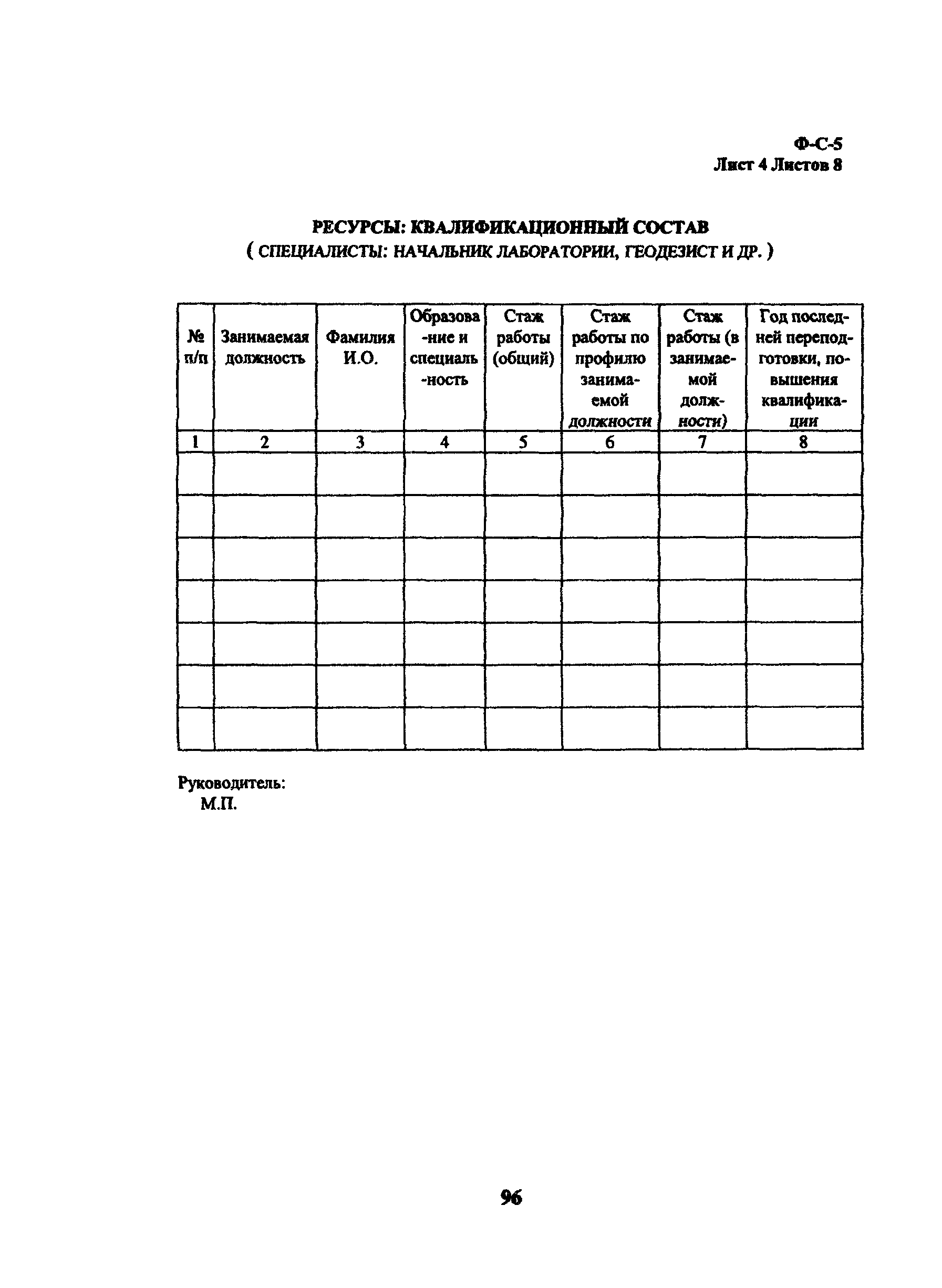 Положение 