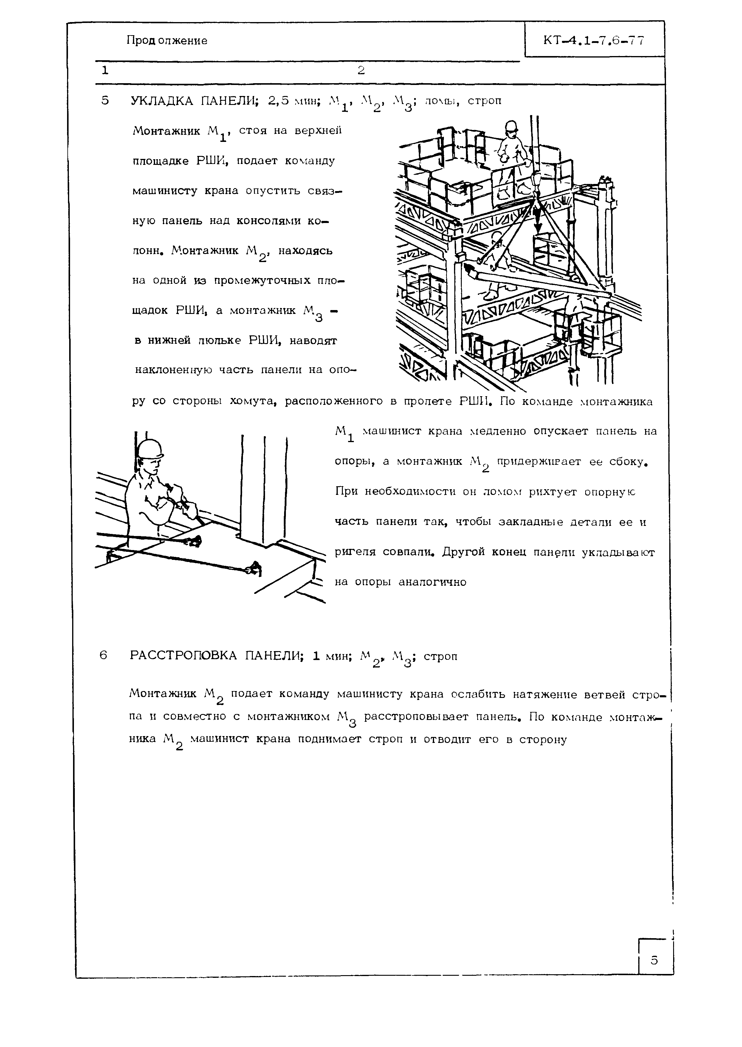 Технологическая карта КТ-4.1-7.6-77