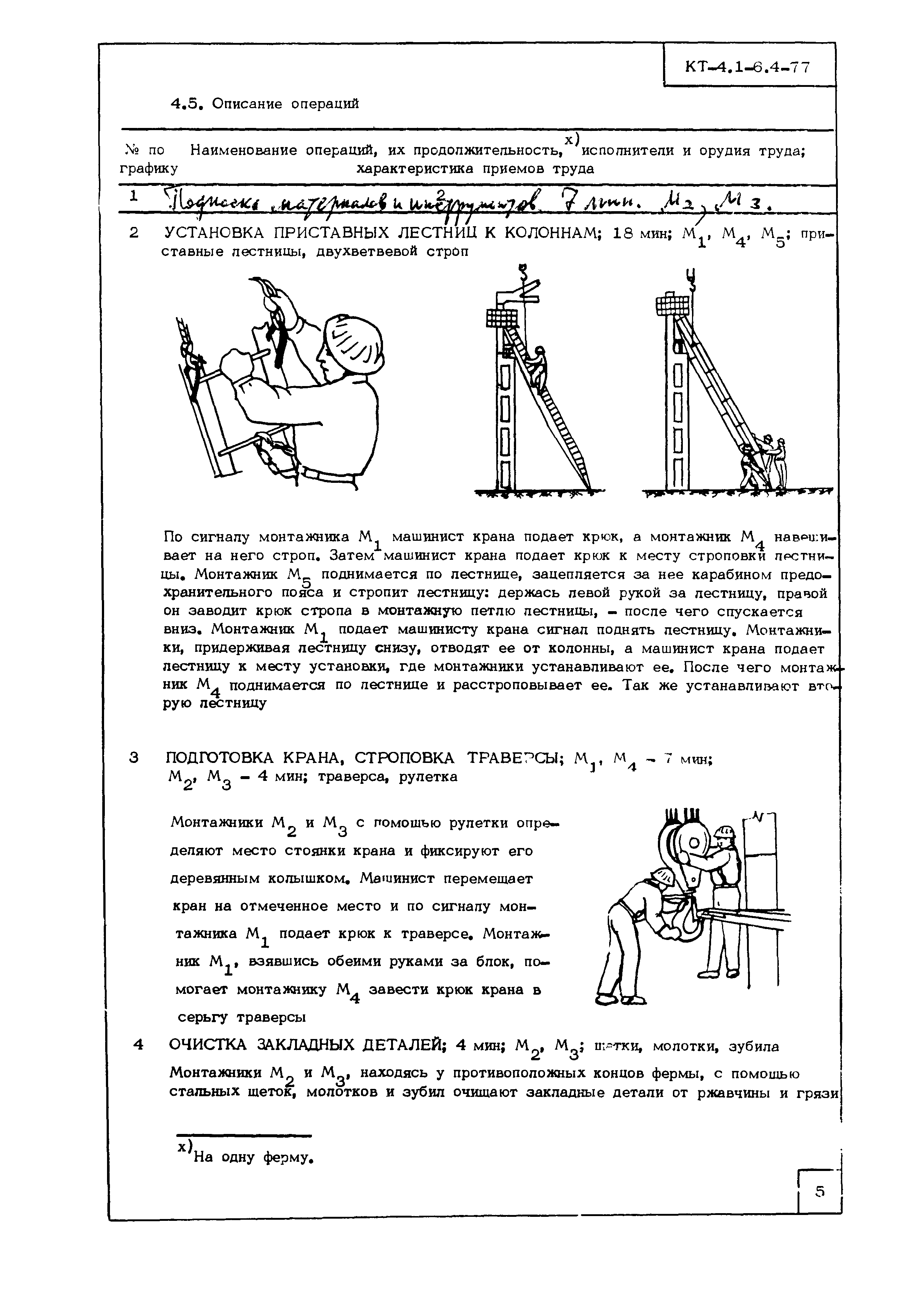 Технологическая карта КТ-4.1-6.4-77