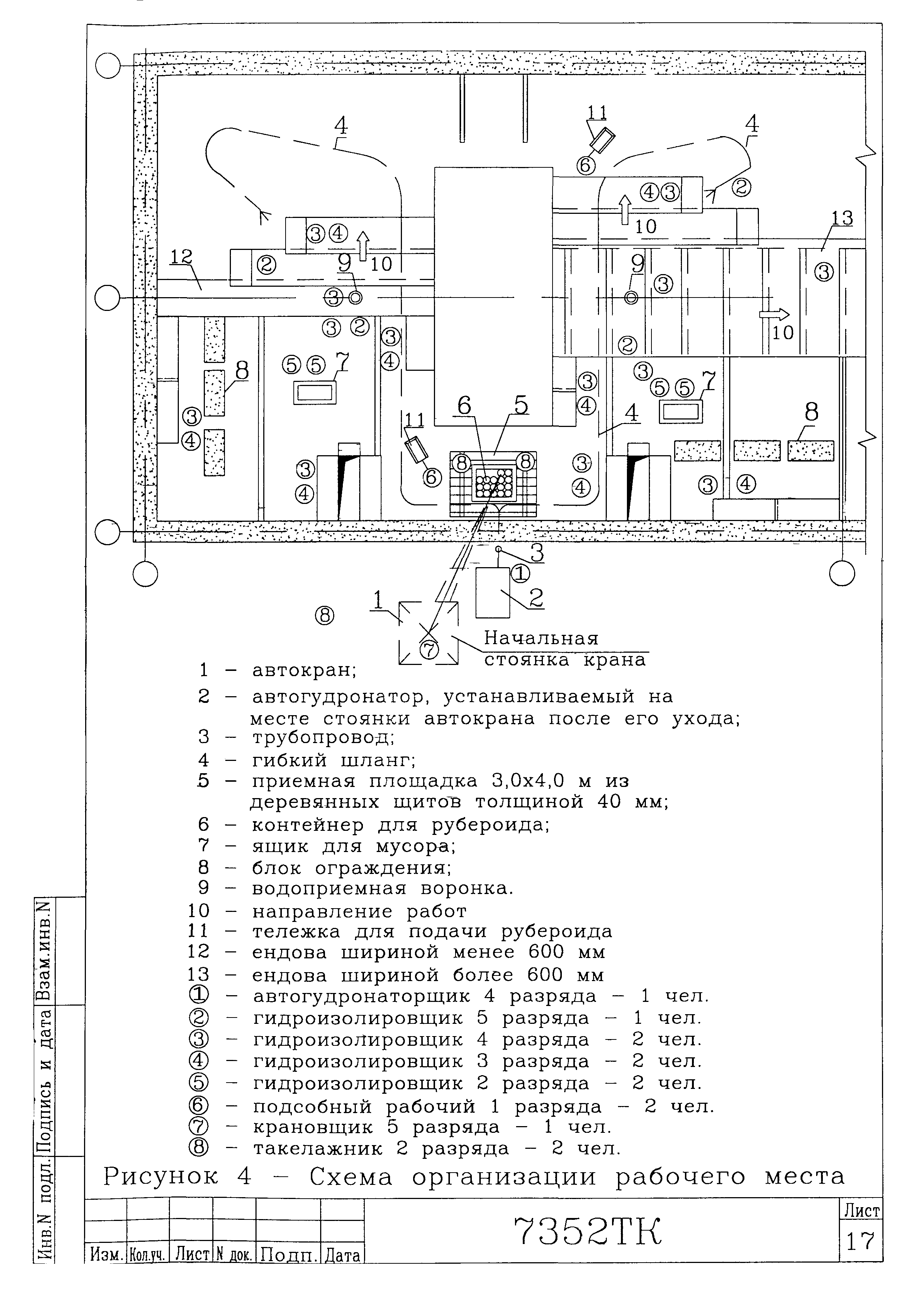 Технологическая карта 7352 ТК