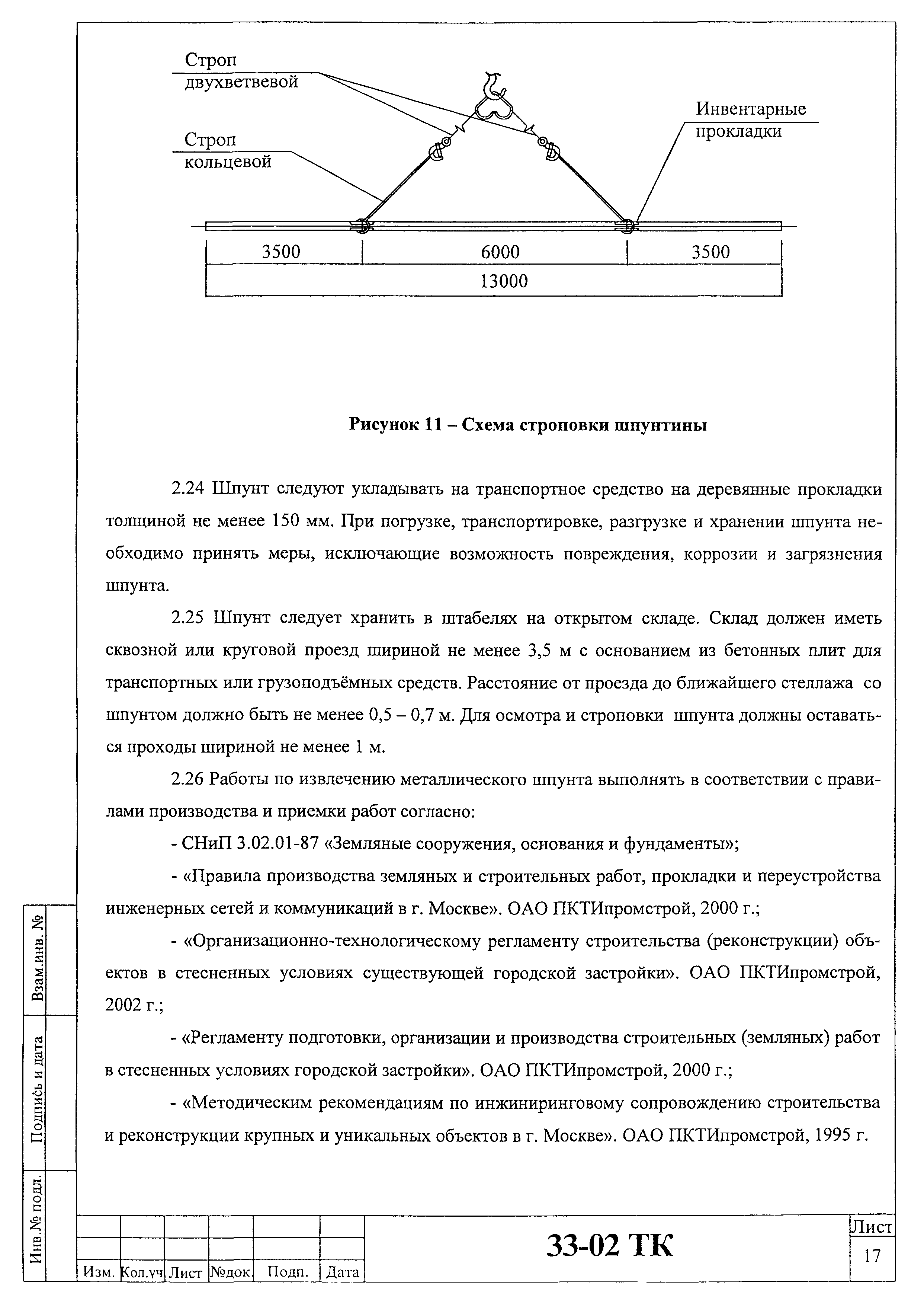 Технологическая карта 33-02 ТК