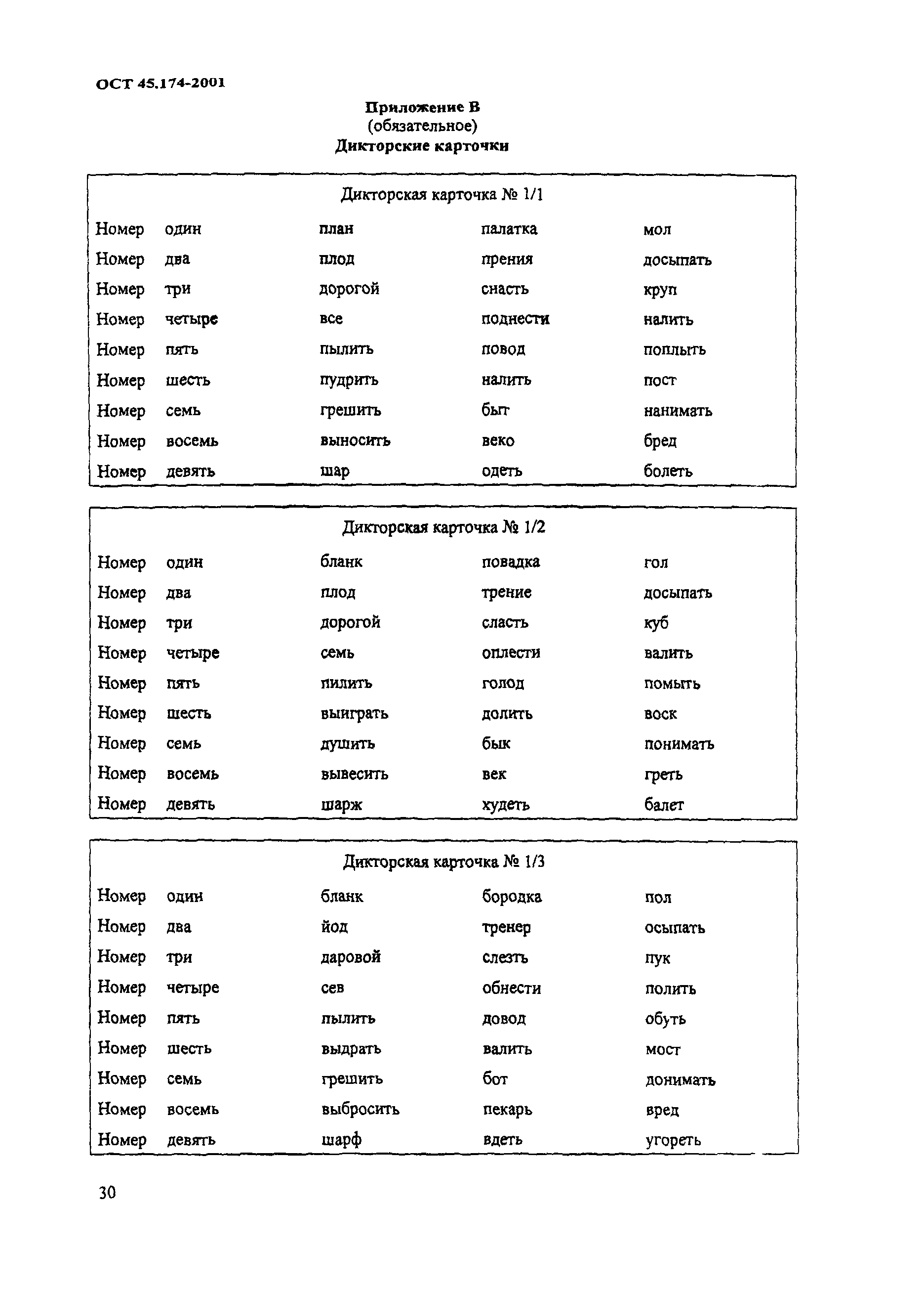 ОСТ 45.174-2001