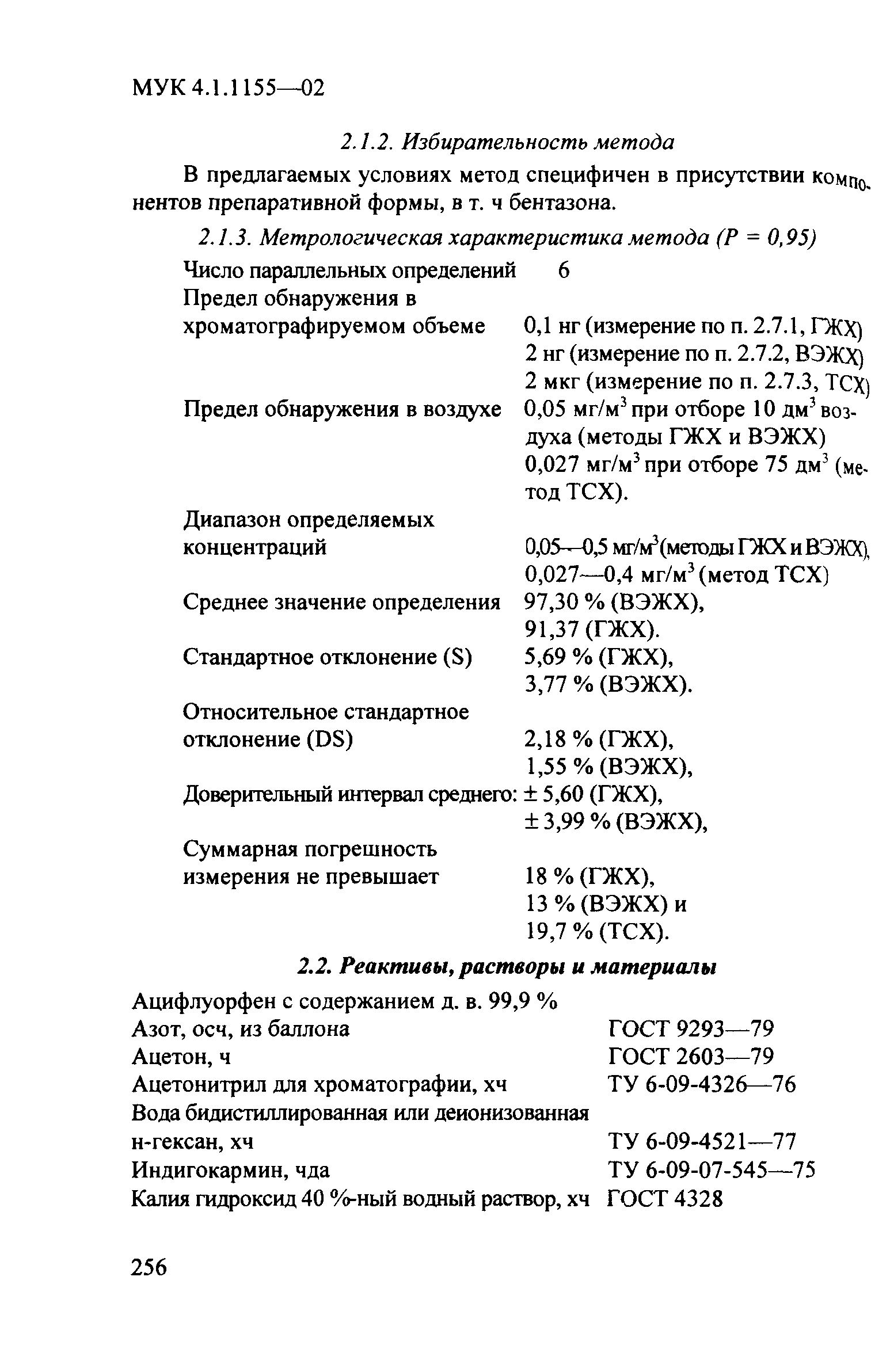 МУК 4.1.1155-02