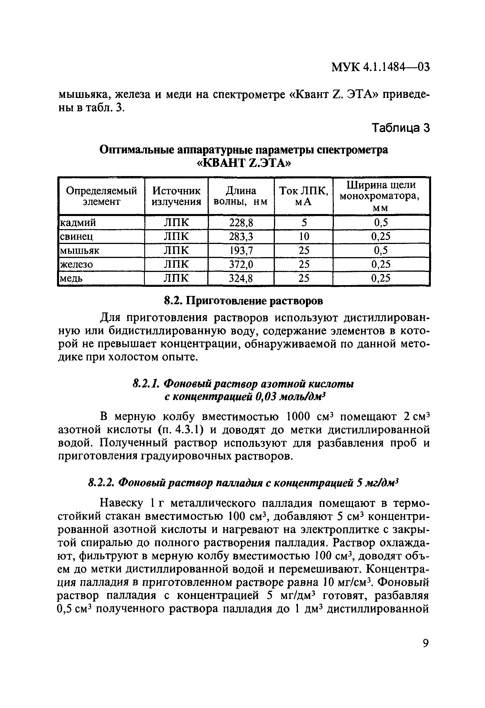 МУК 4.1.1484-03