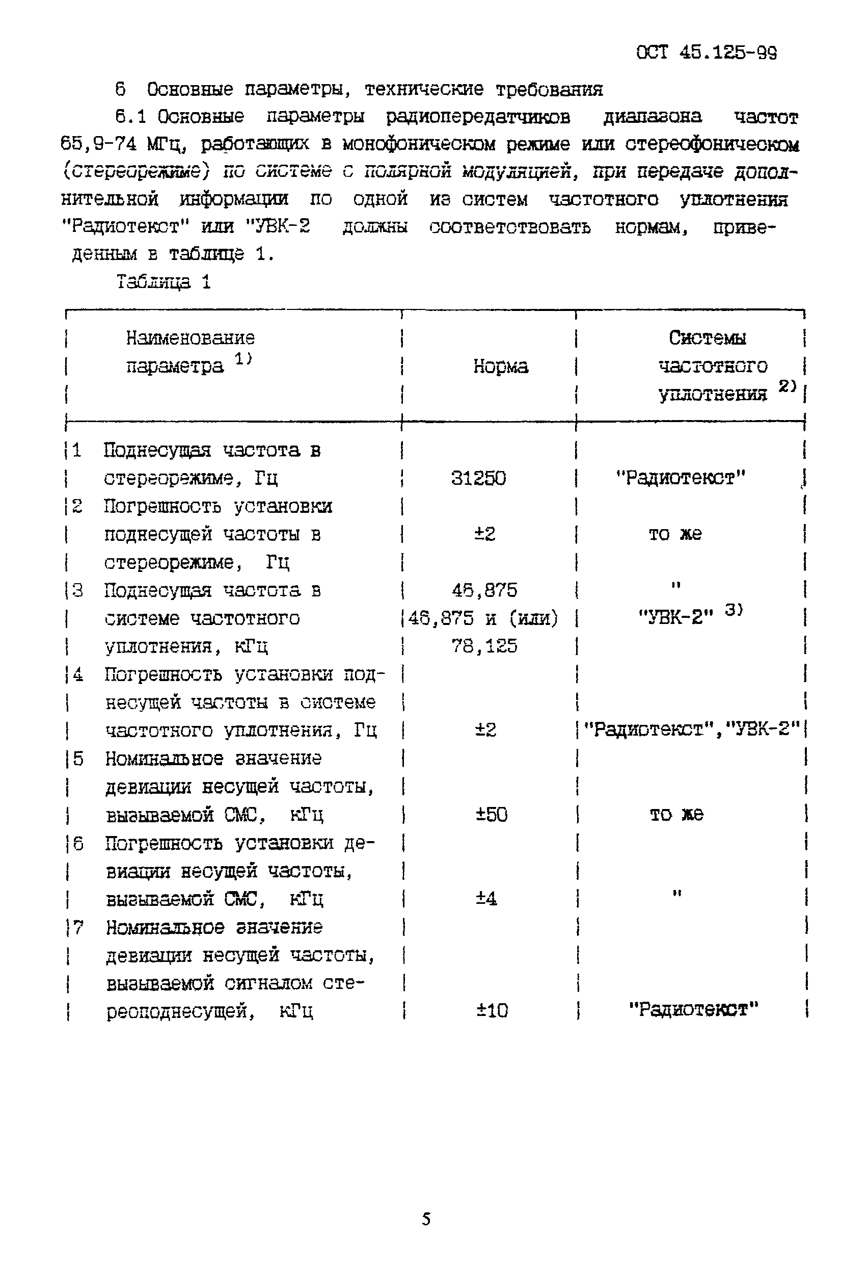 ОСТ 45.125-99