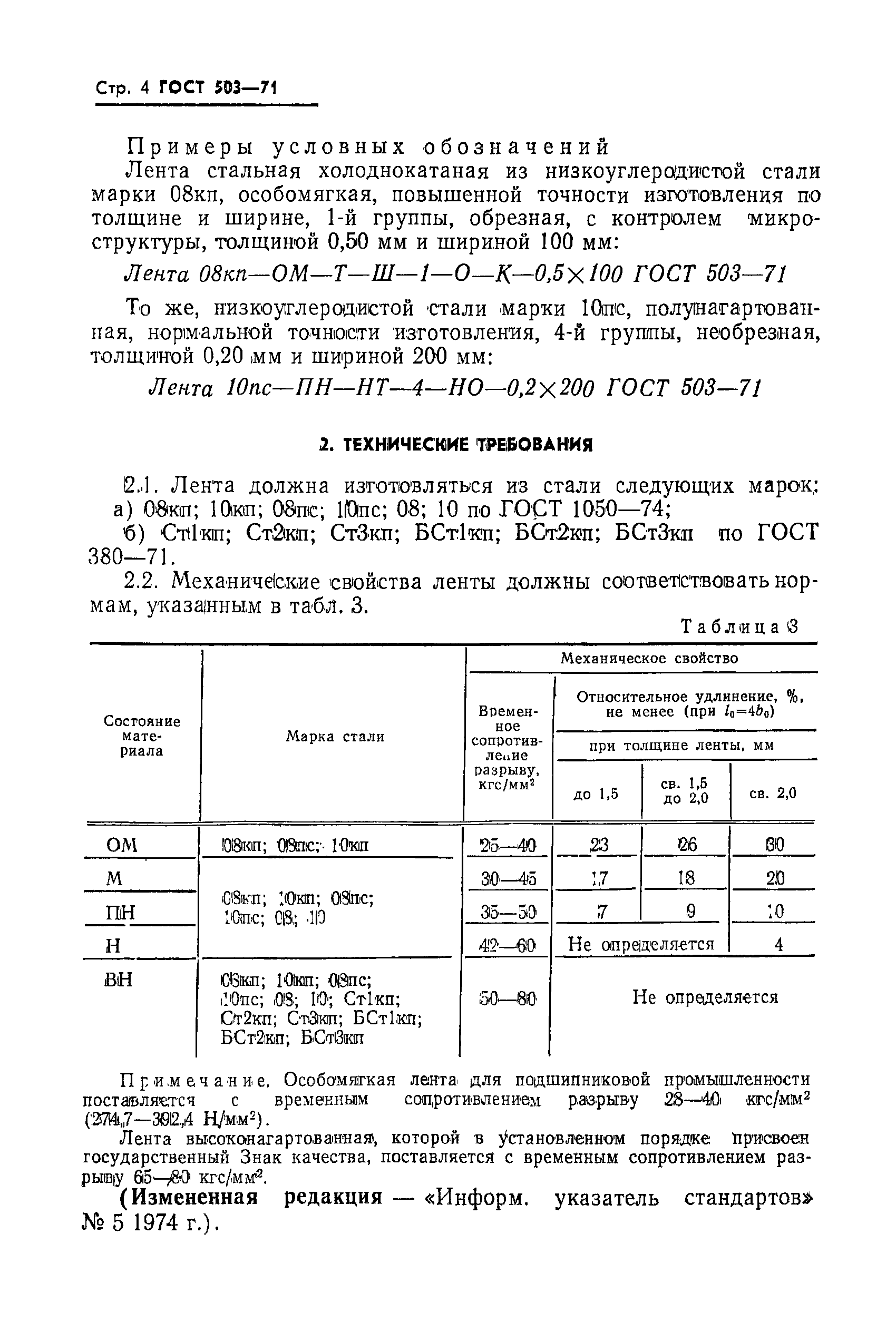 ГОСТ 503-71