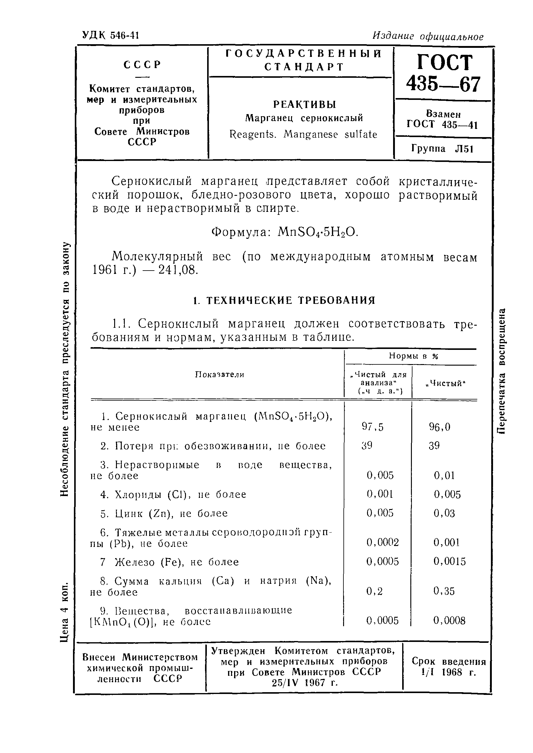 ГОСТ 435-67