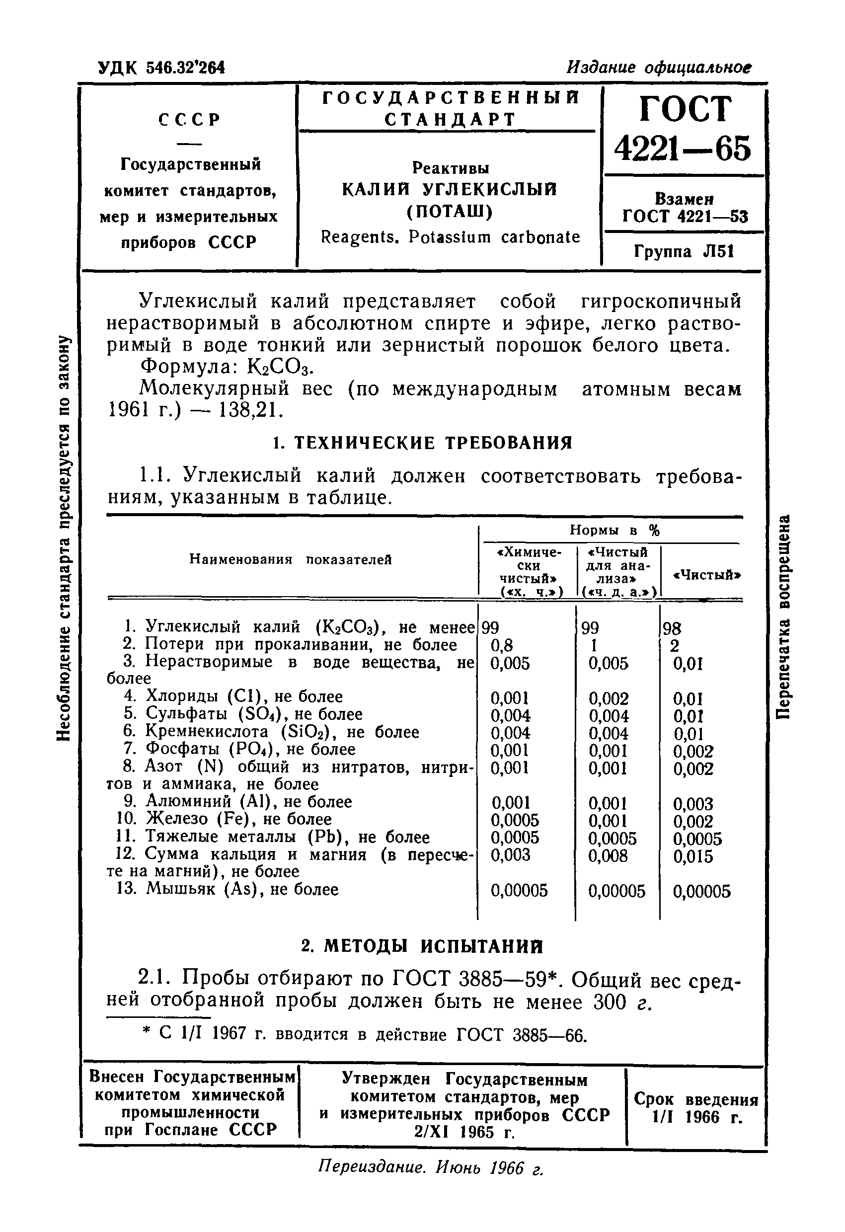 ГОСТ 4221-65