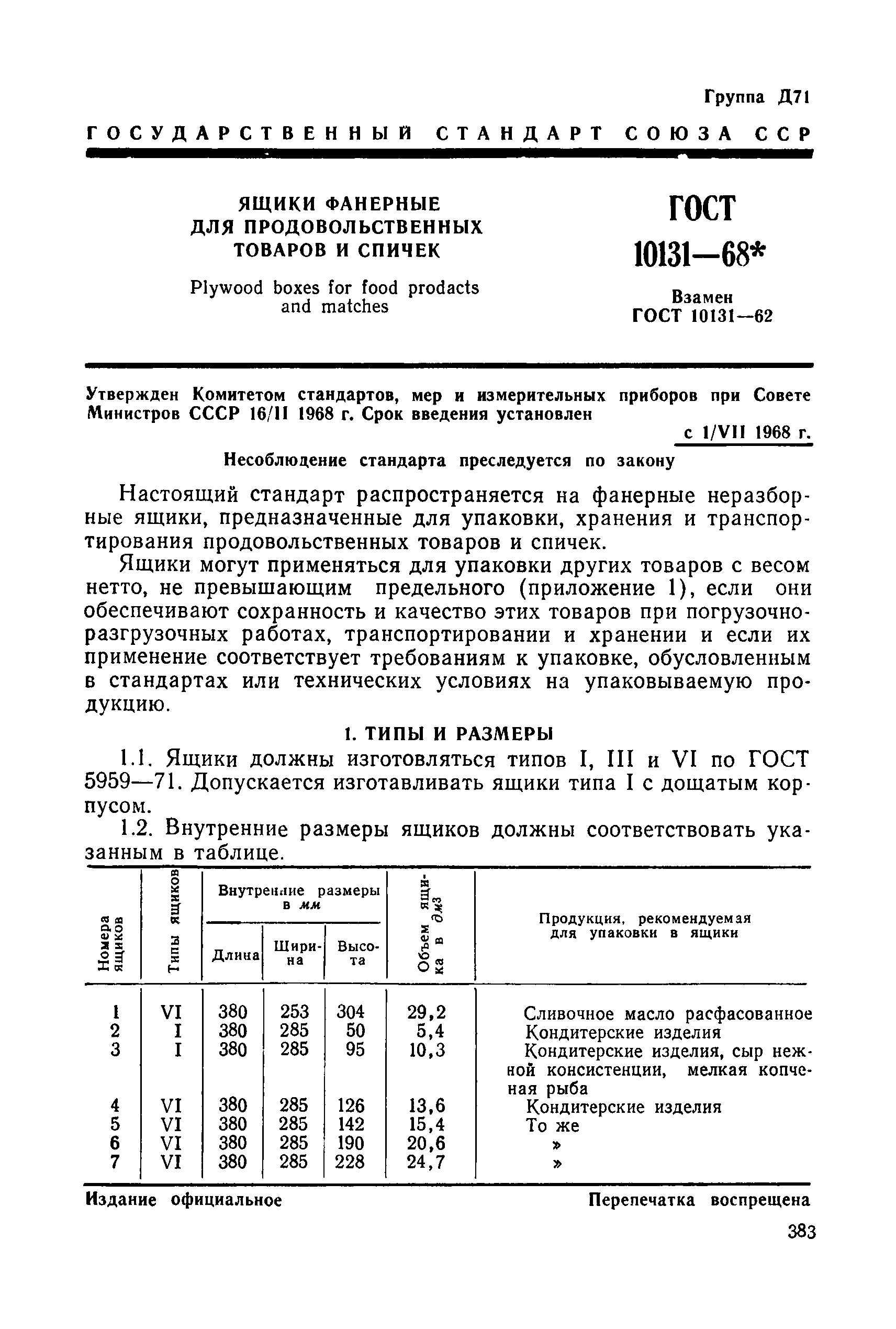 ГОСТ 10131-68