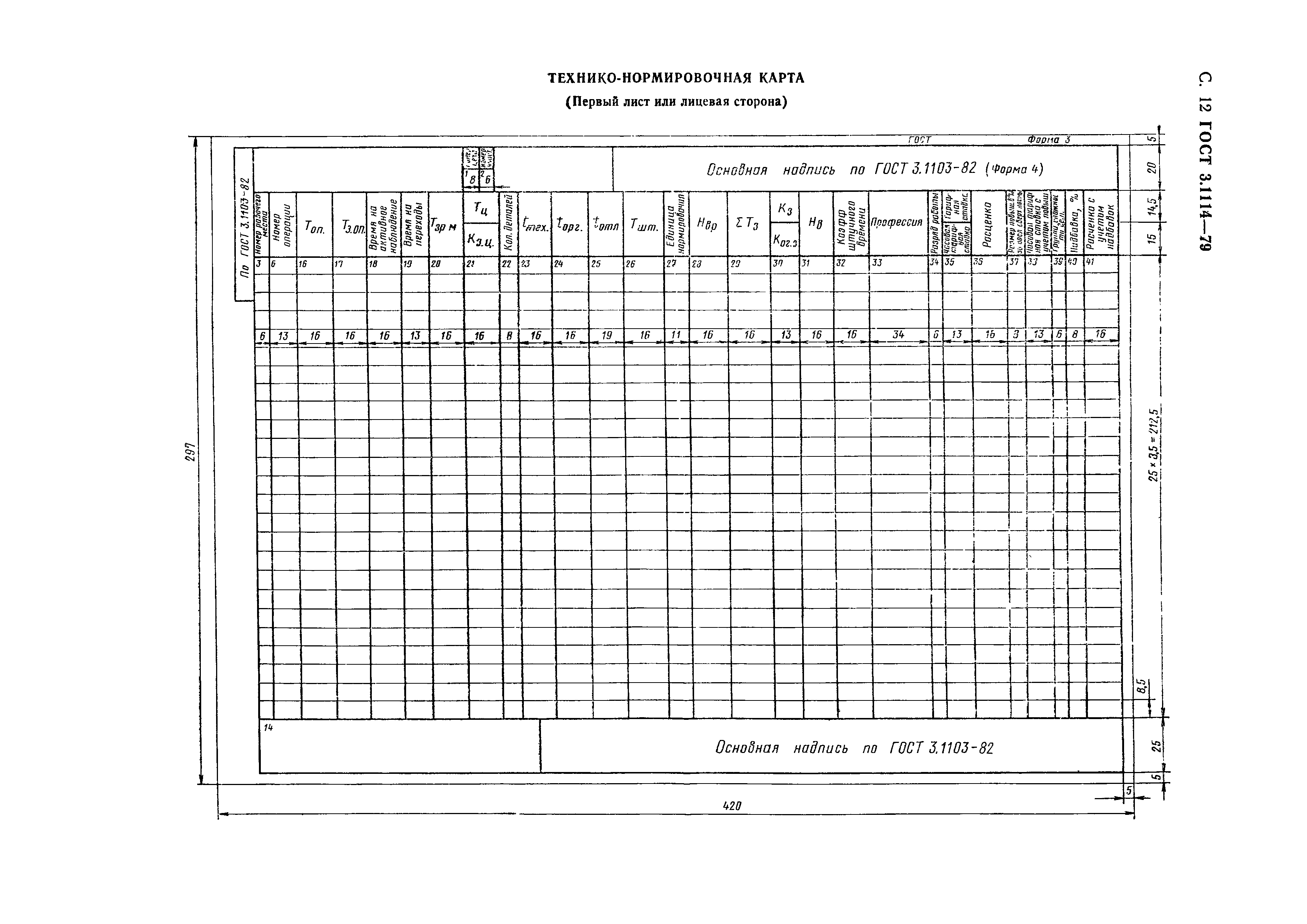 ГОСТ 3.1114-79