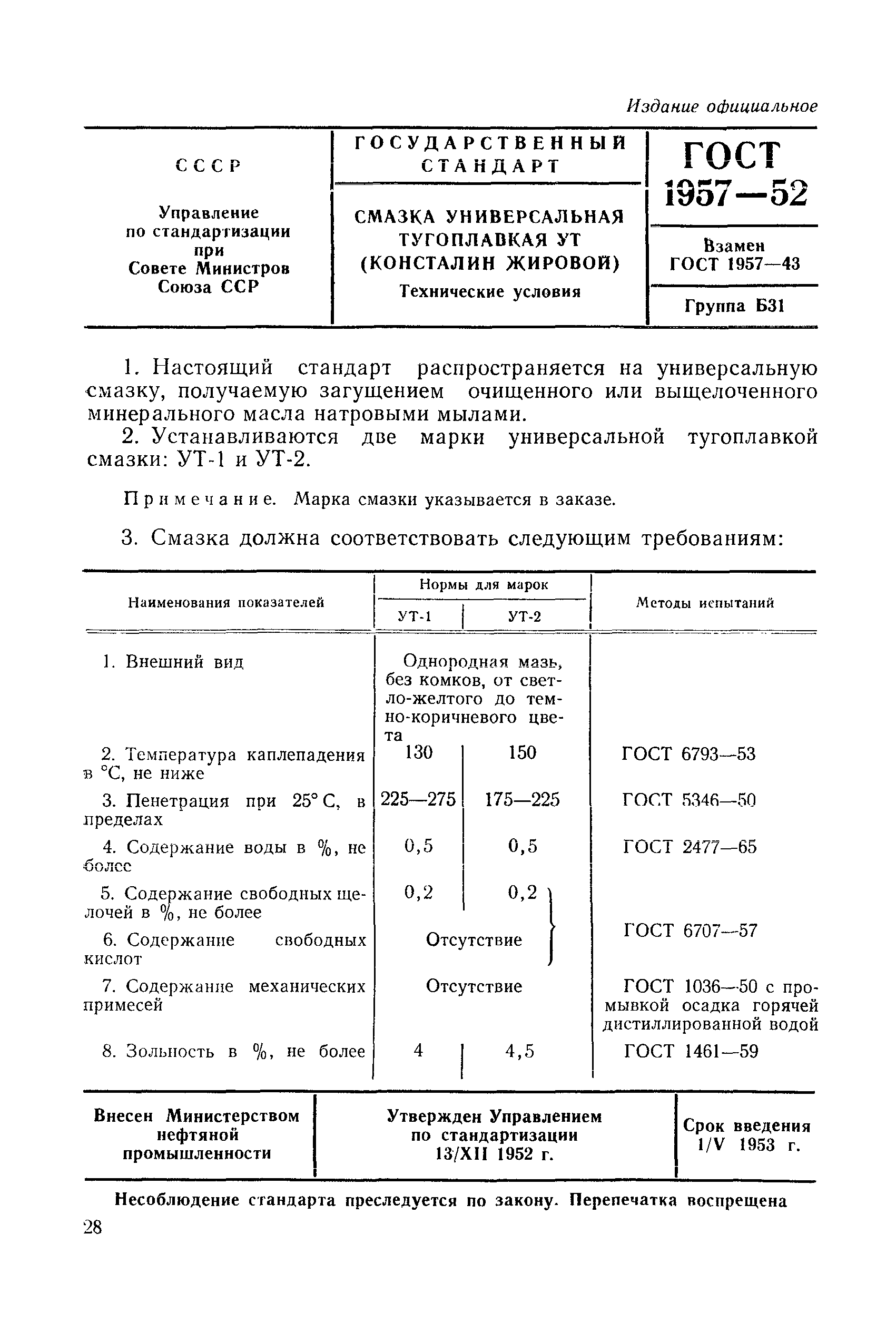 ГОСТ 1957-52