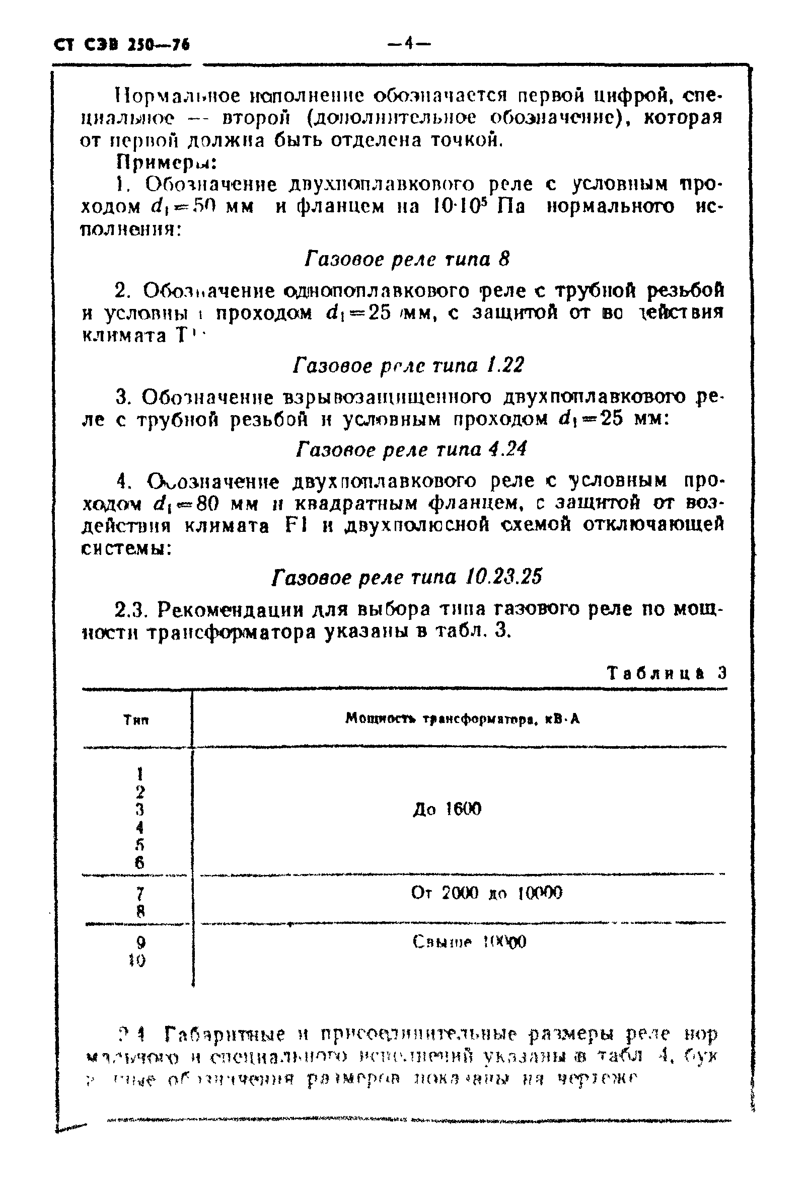 СТ СЭВ 250-76