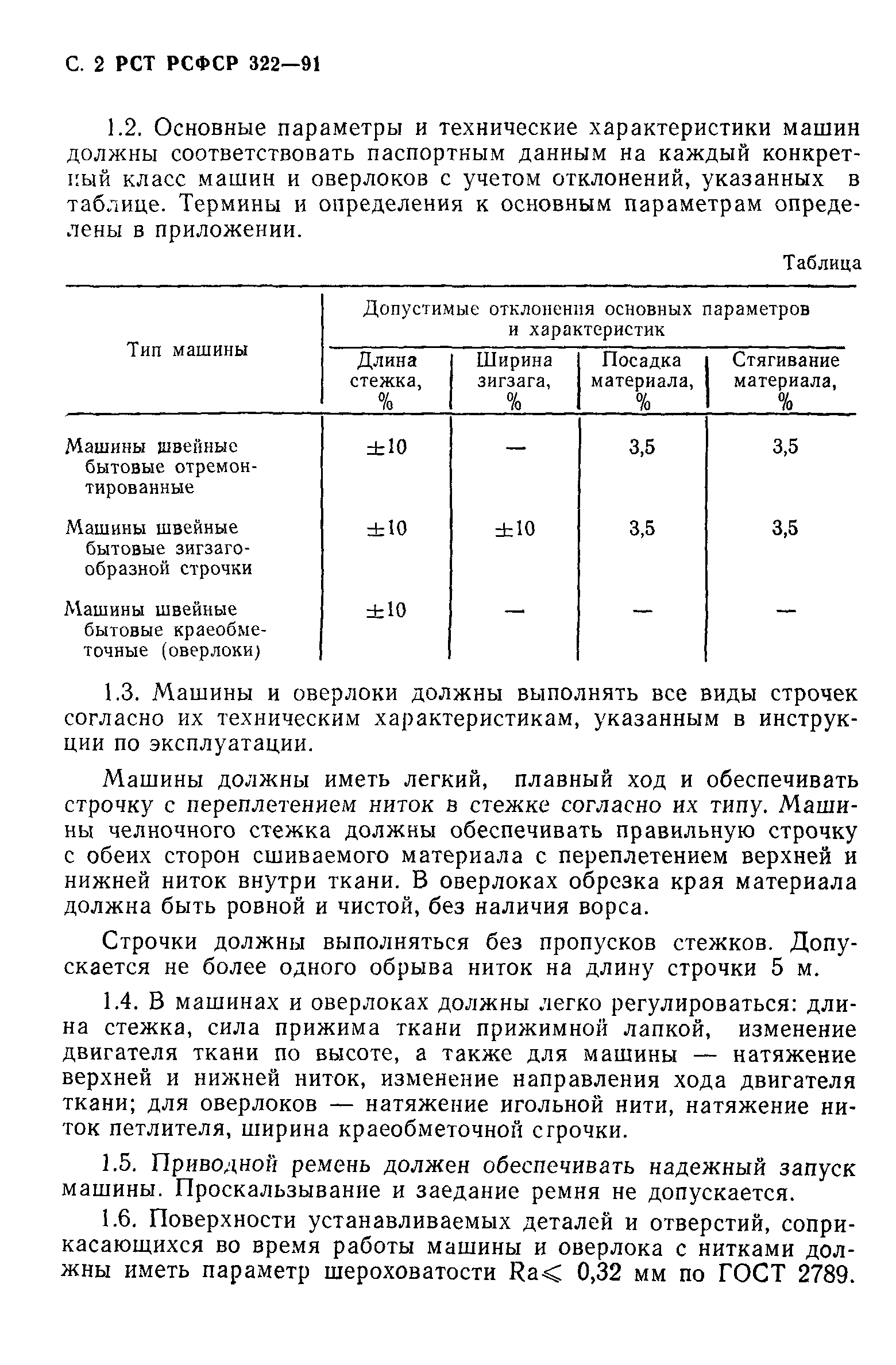 Скачать РСТ РСФСР 322-91 Бытовое обслуживание населения. Машины швейные  бытовые отремонтированные. Общие технические требования