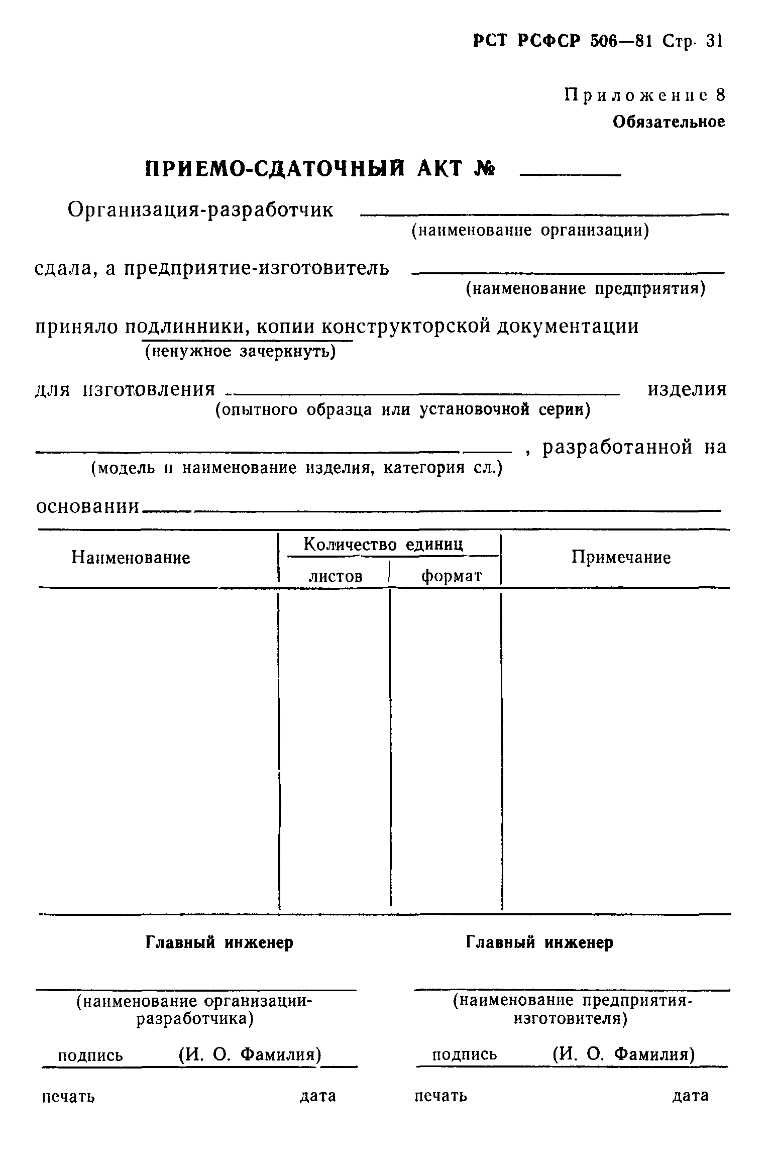 РСТ РСФСР 506-81