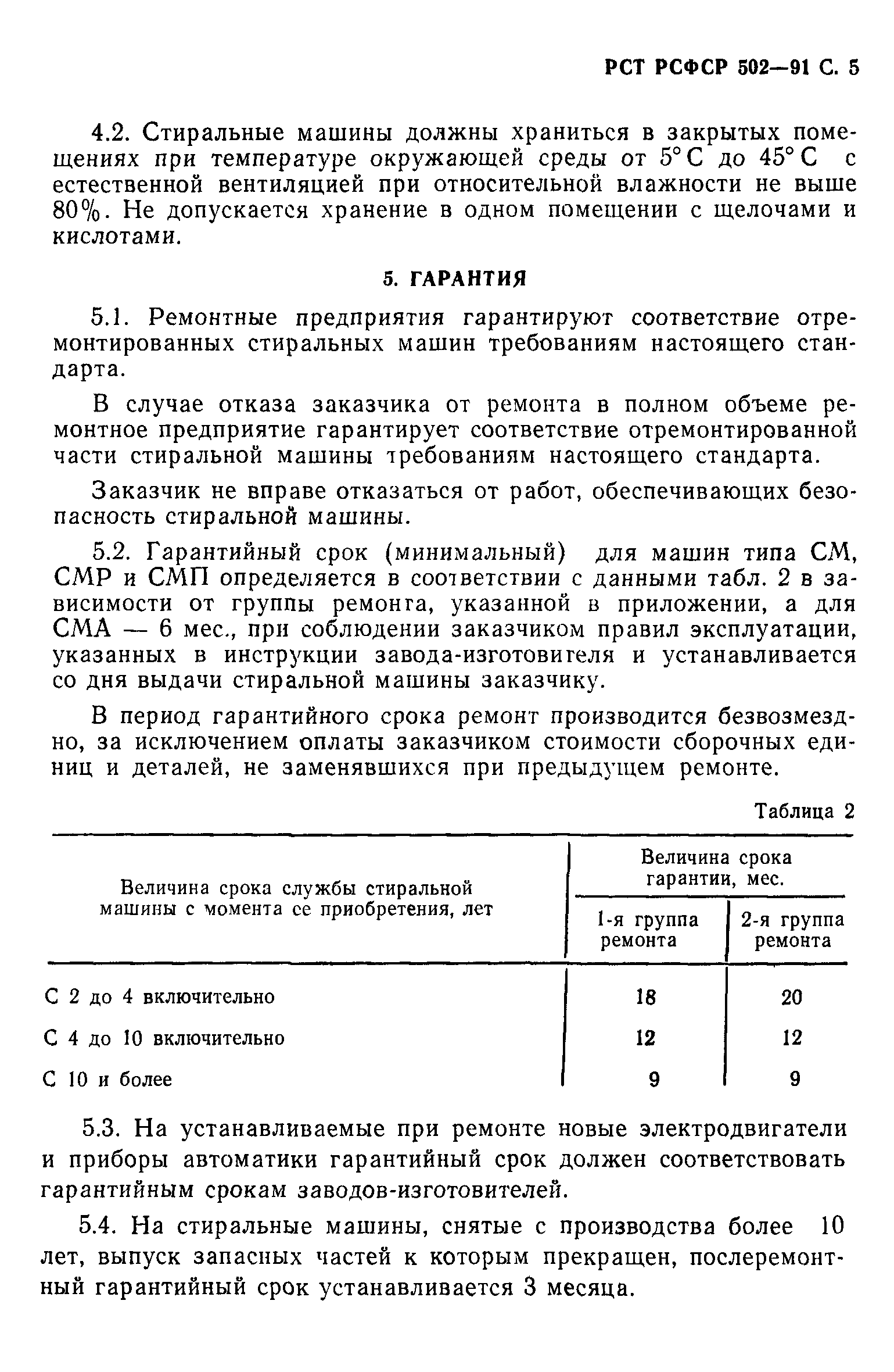 РСТ РСФСР 502-91