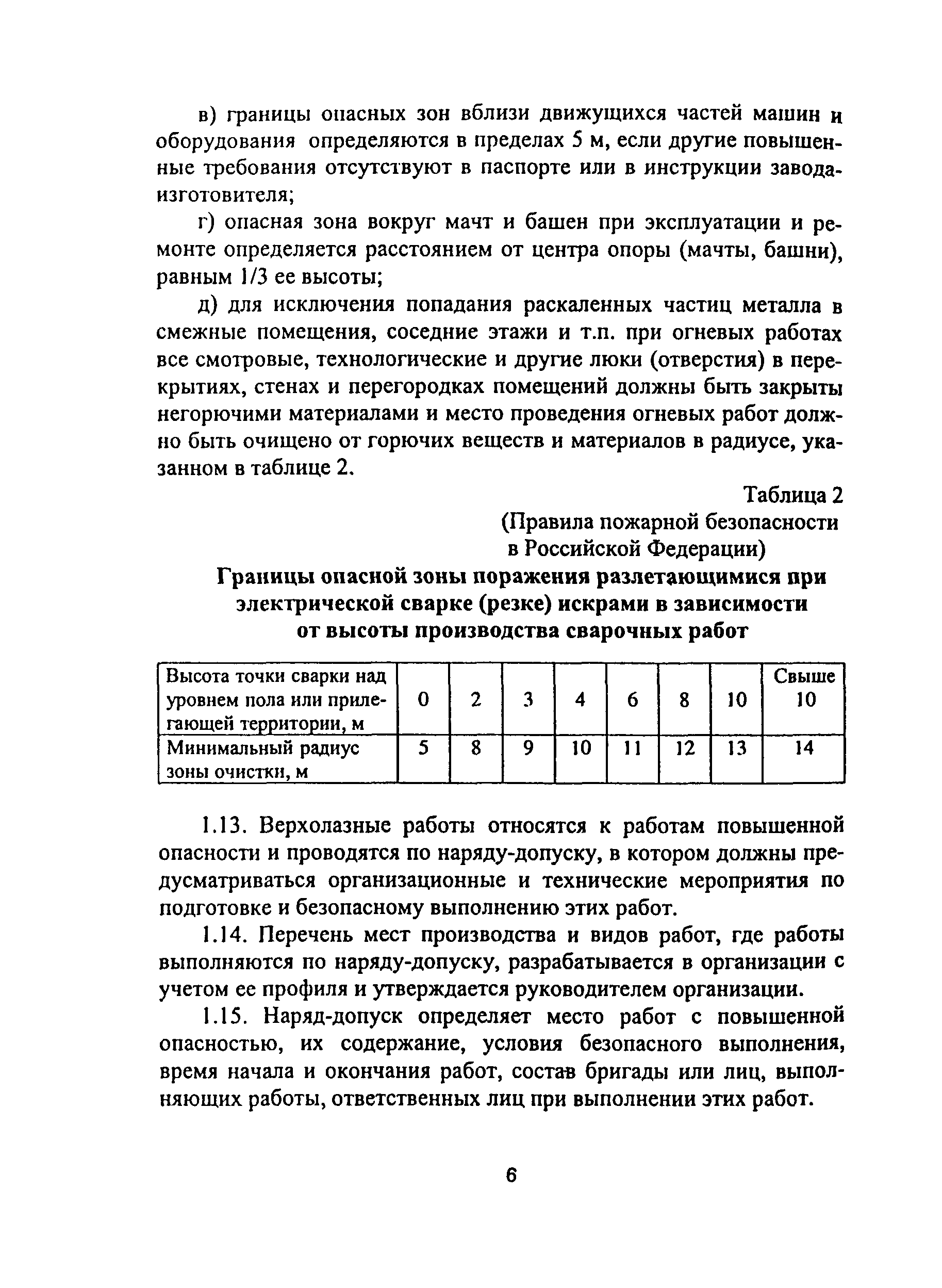 Скачать ПОТ Р М-012-2000 Межотраслевые правила по охране труда при работе  на высоте