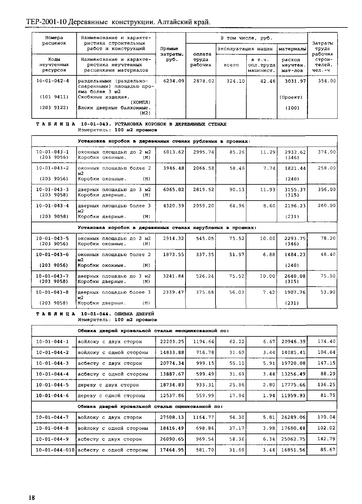 ТЕР Алтайский край 2001-10