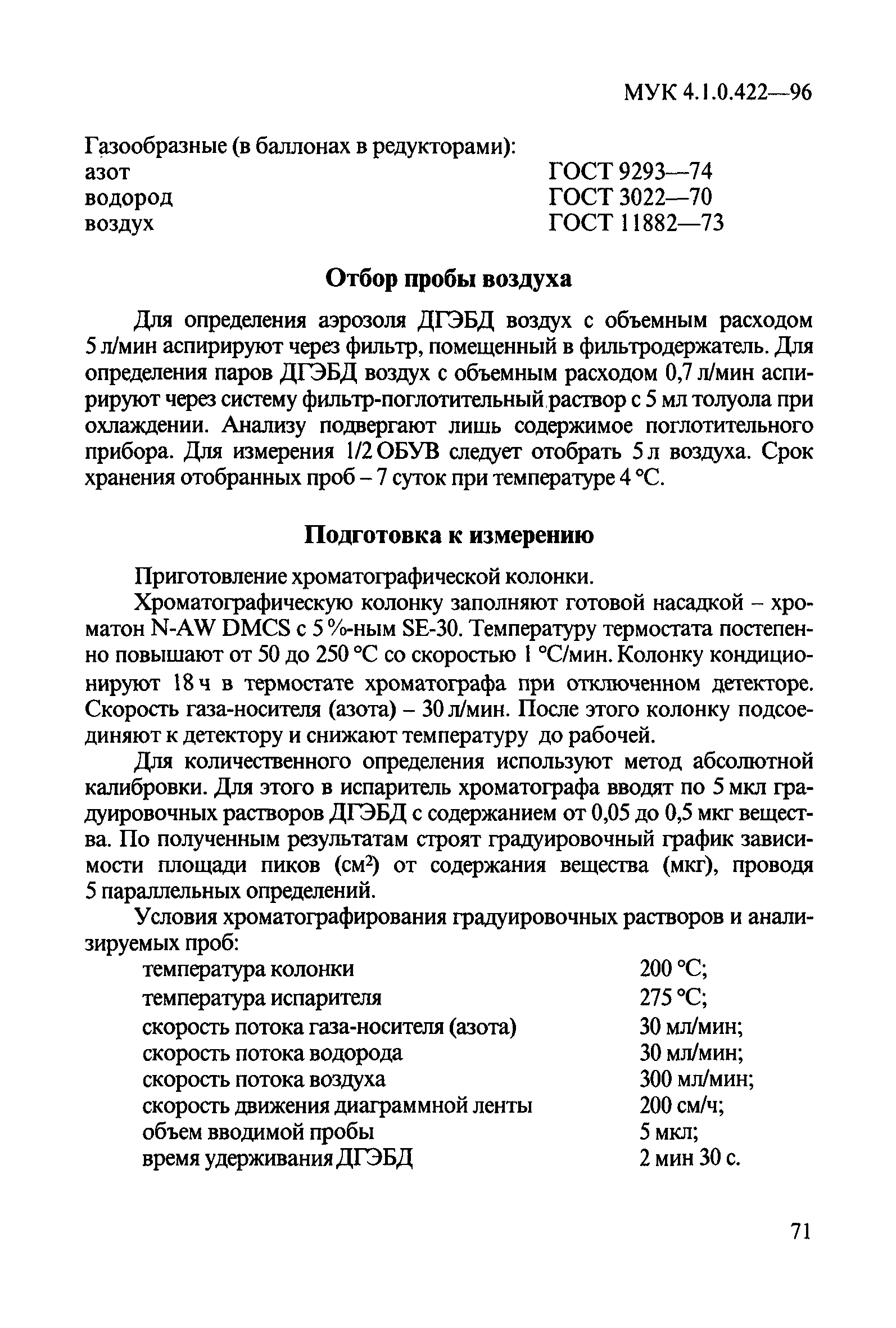 МУК 4.1.0.422-96