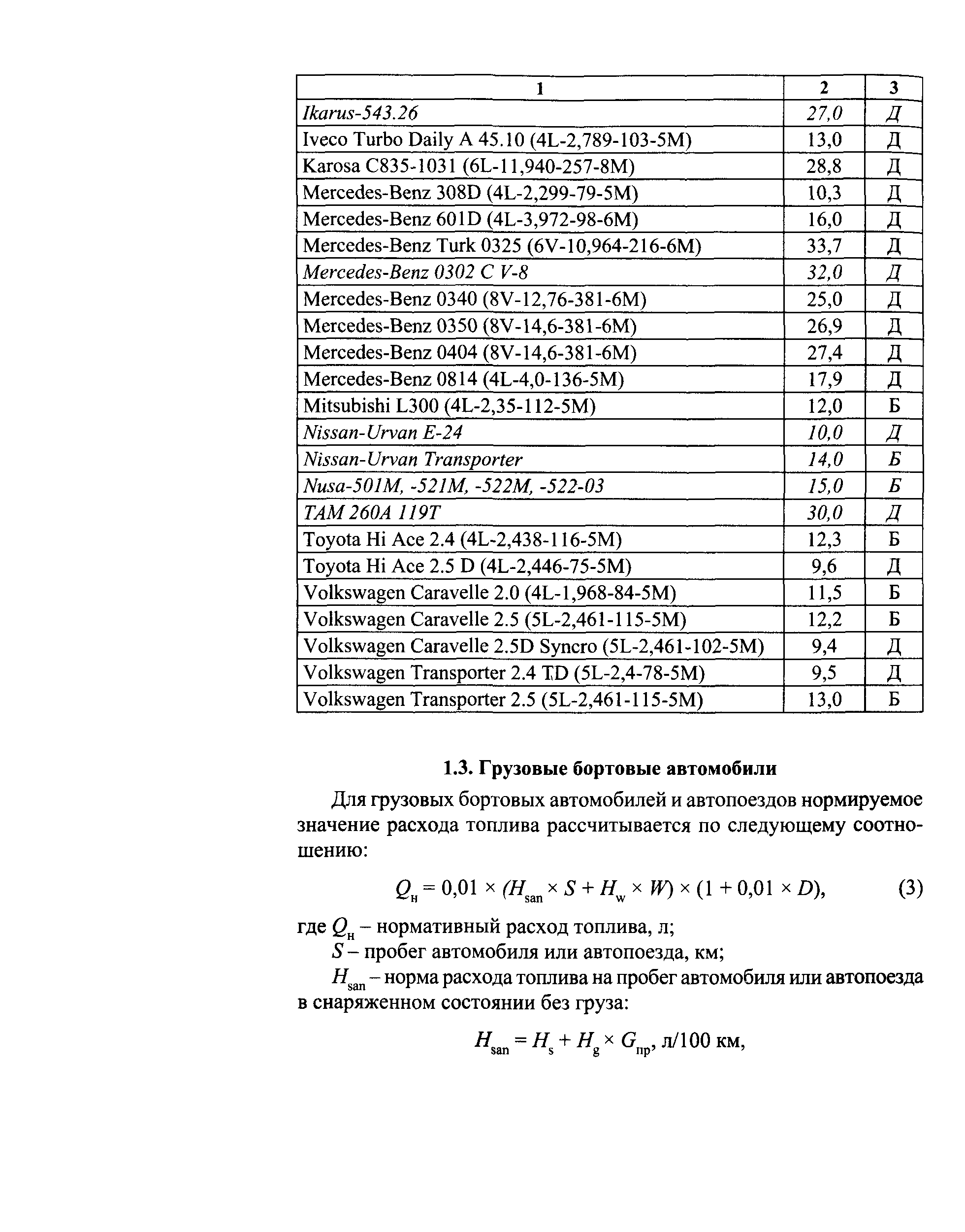 Скачать Р 3112194-0366-03 Нормы расхода топлив и смазочных материалов на  автомобильном транспорте