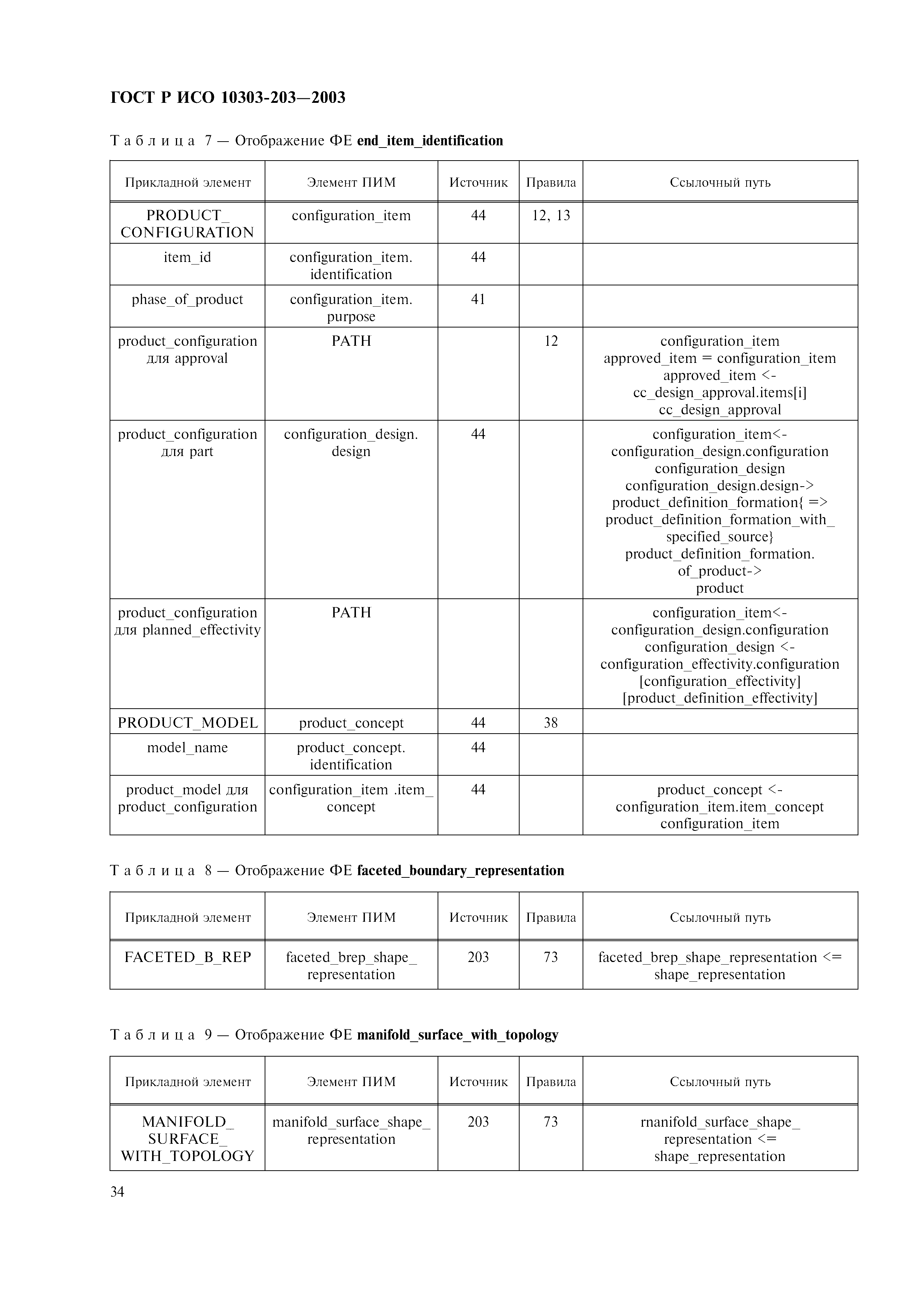 ГОСТ Р ИСО 10303-203-2003