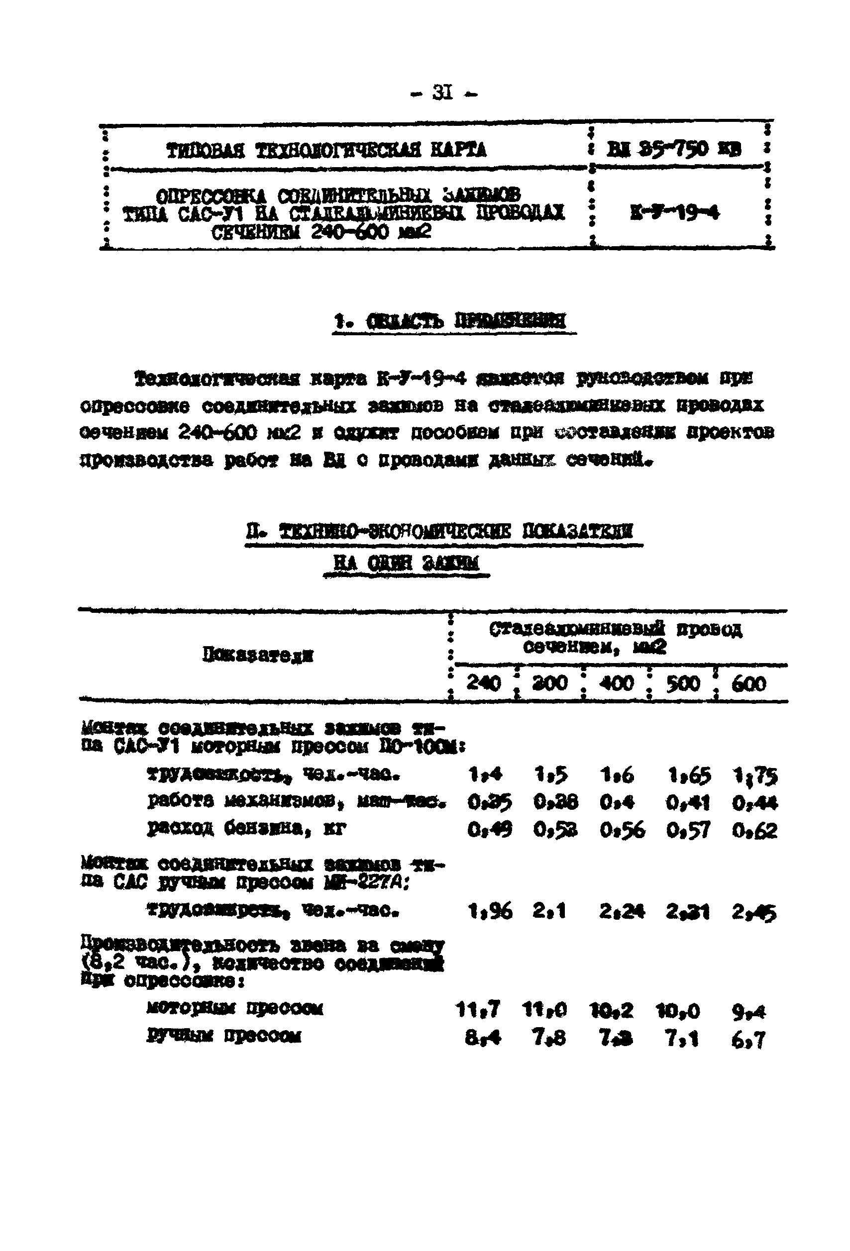 Технологическая карта К-V-19-4