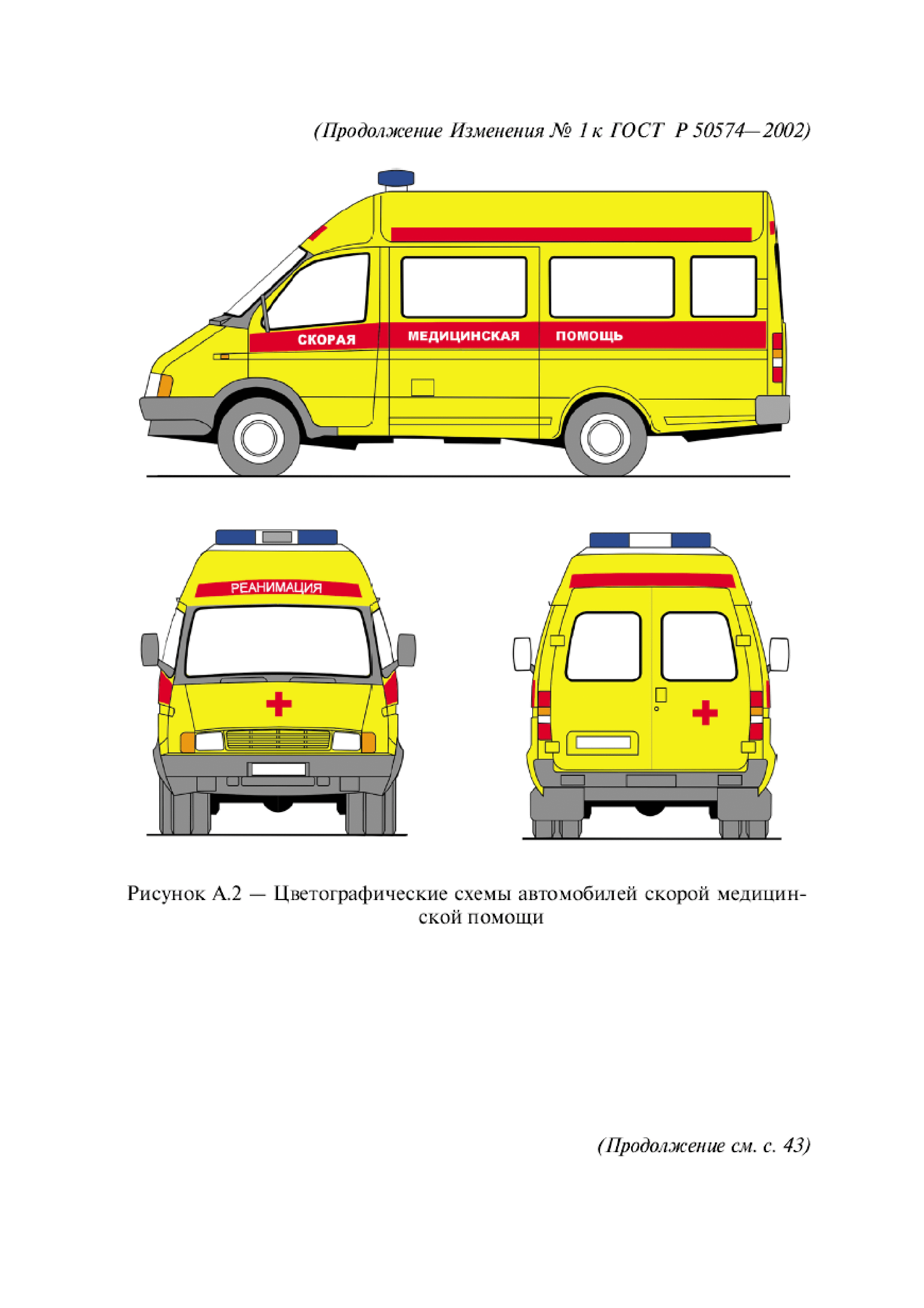 Скачать ГОСТ Р 50574-2002 Автомобили, автобусы и мотоциклы оперативных  служб. Цветографические схемы, опознавательные знаки, надписи, специальные  световые и звуковые сигналы. Общие требования