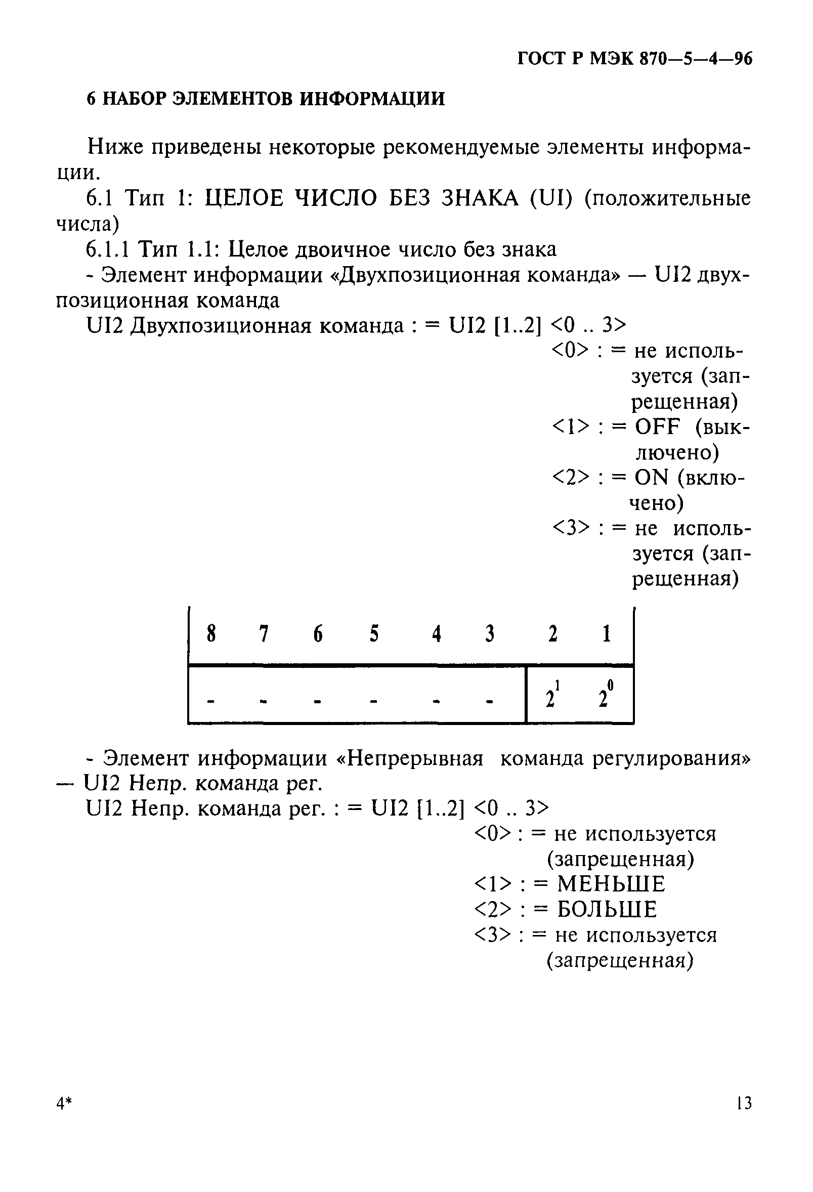 ГОСТ Р МЭК 870-5-4-96