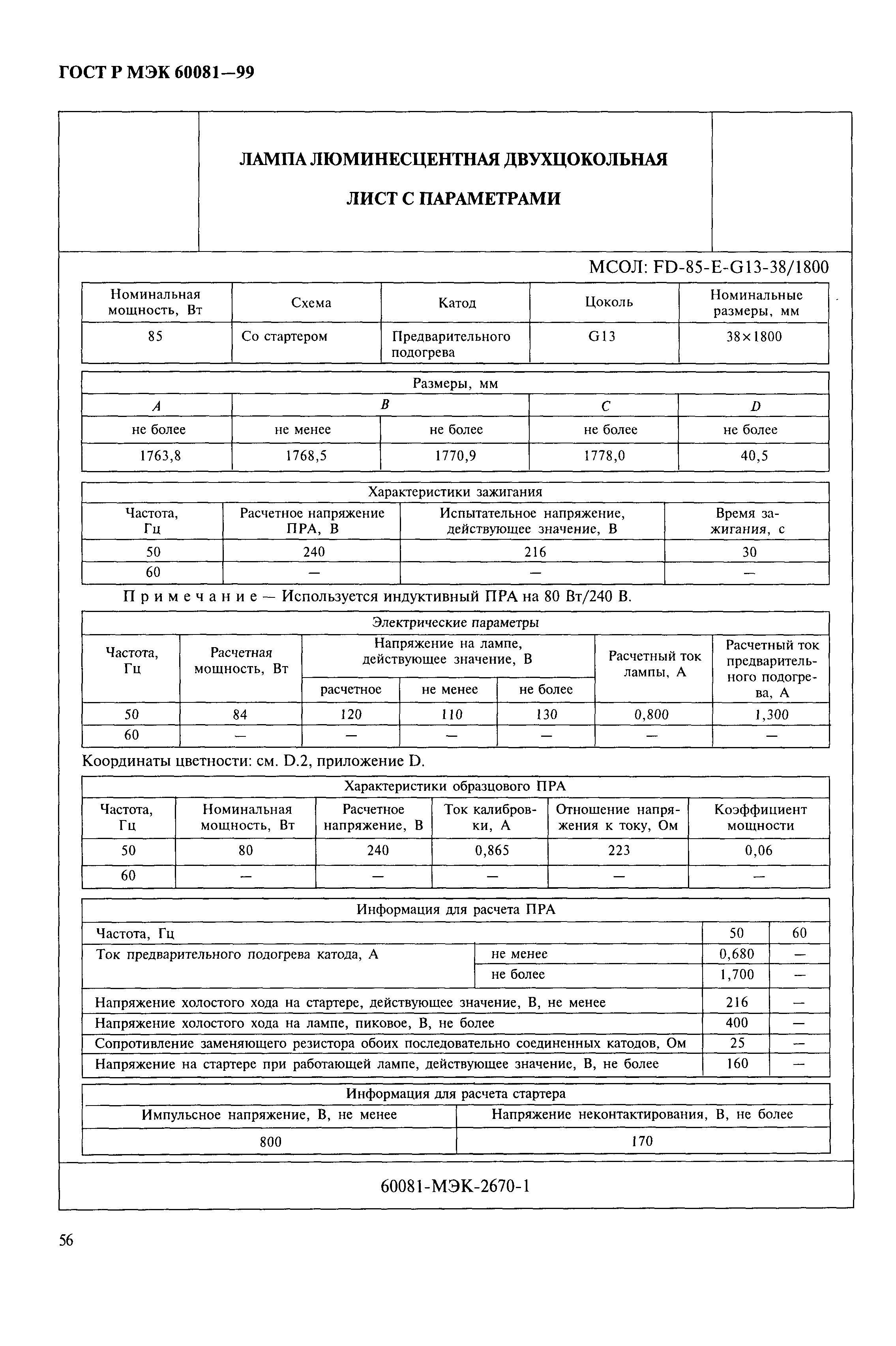 ГОСТ Р МЭК 60081-99