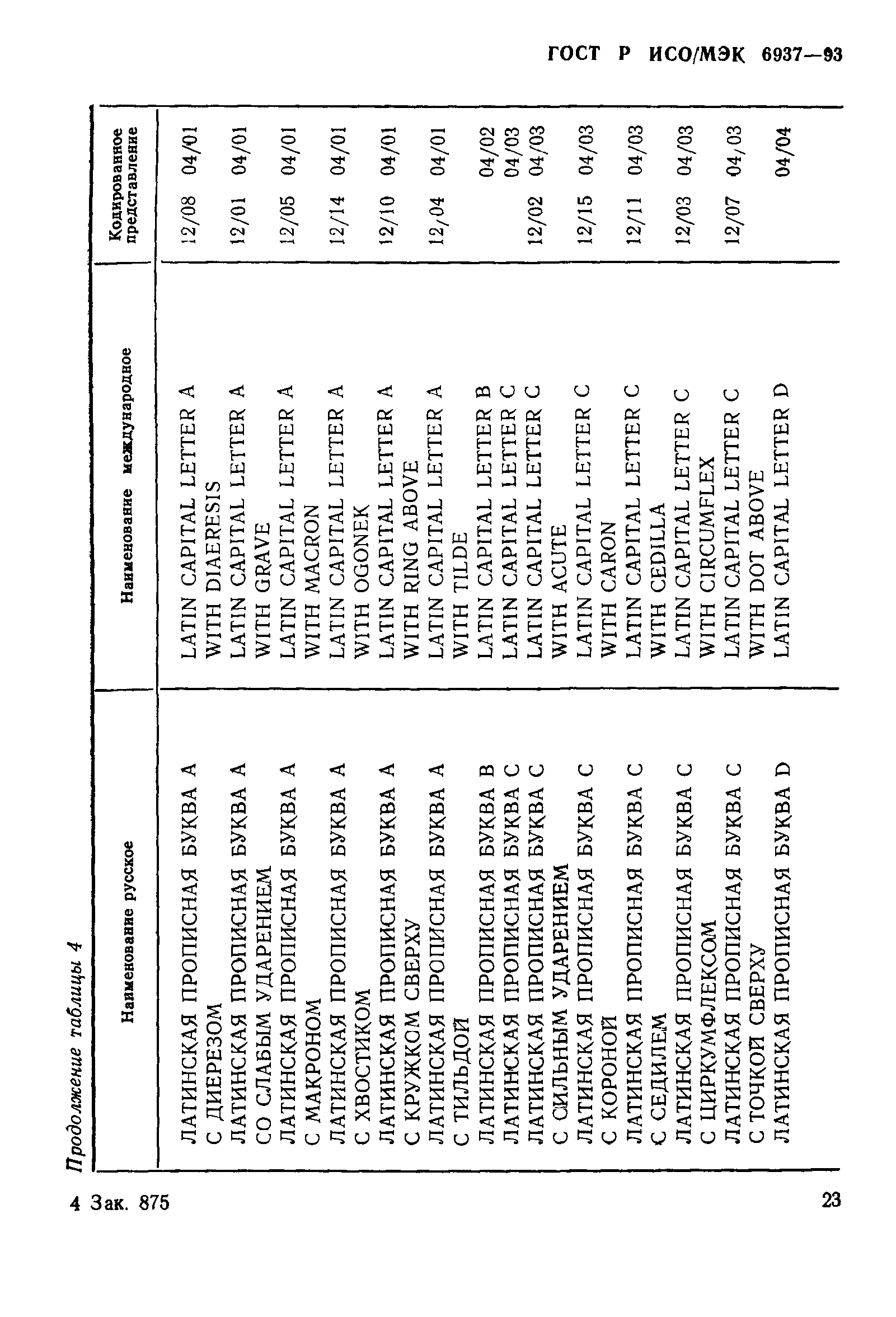 ГОСТ Р ИСО/МЭК 6937-93