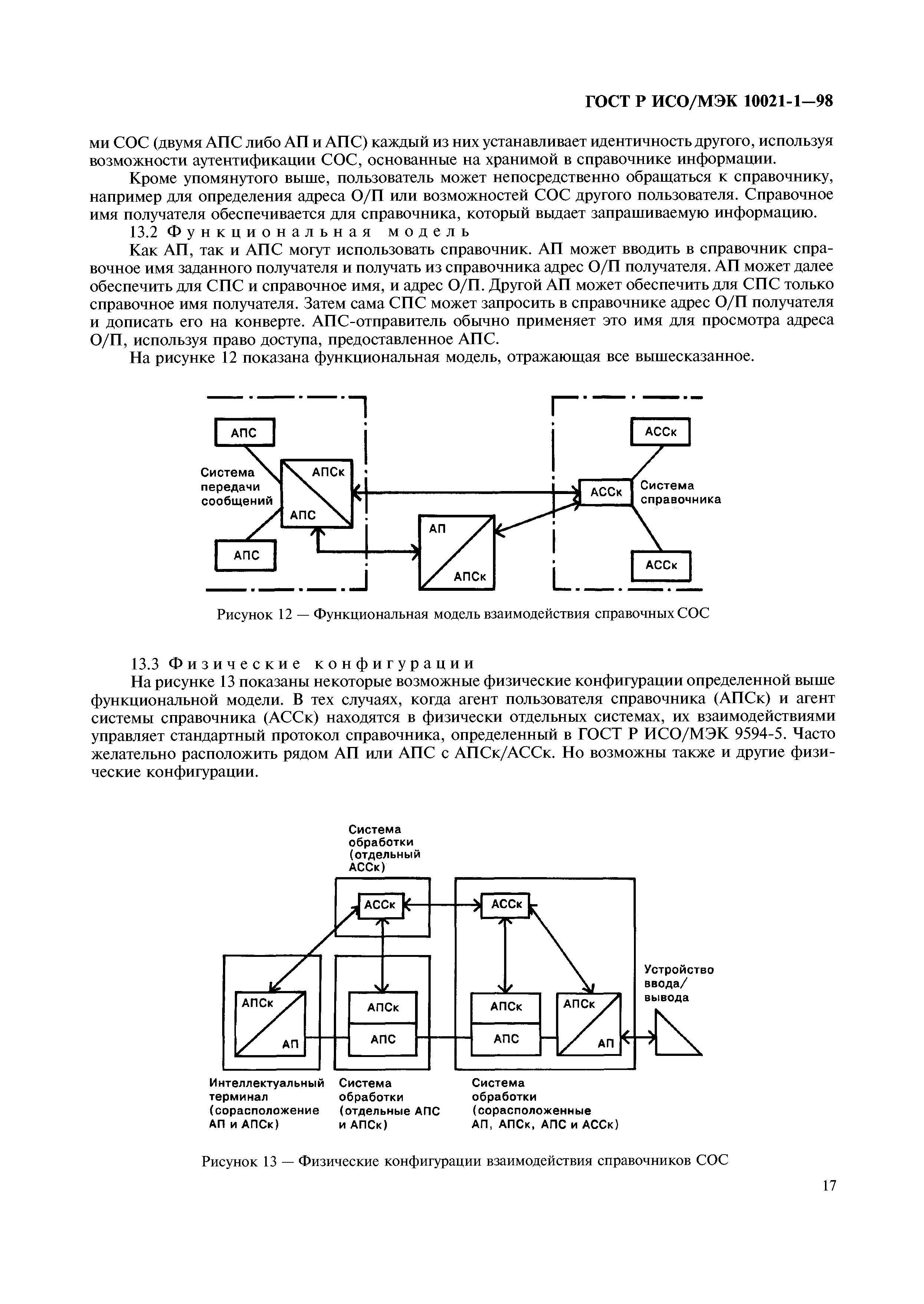 ГОСТ Р ИСО/МЭК 10021-1-98