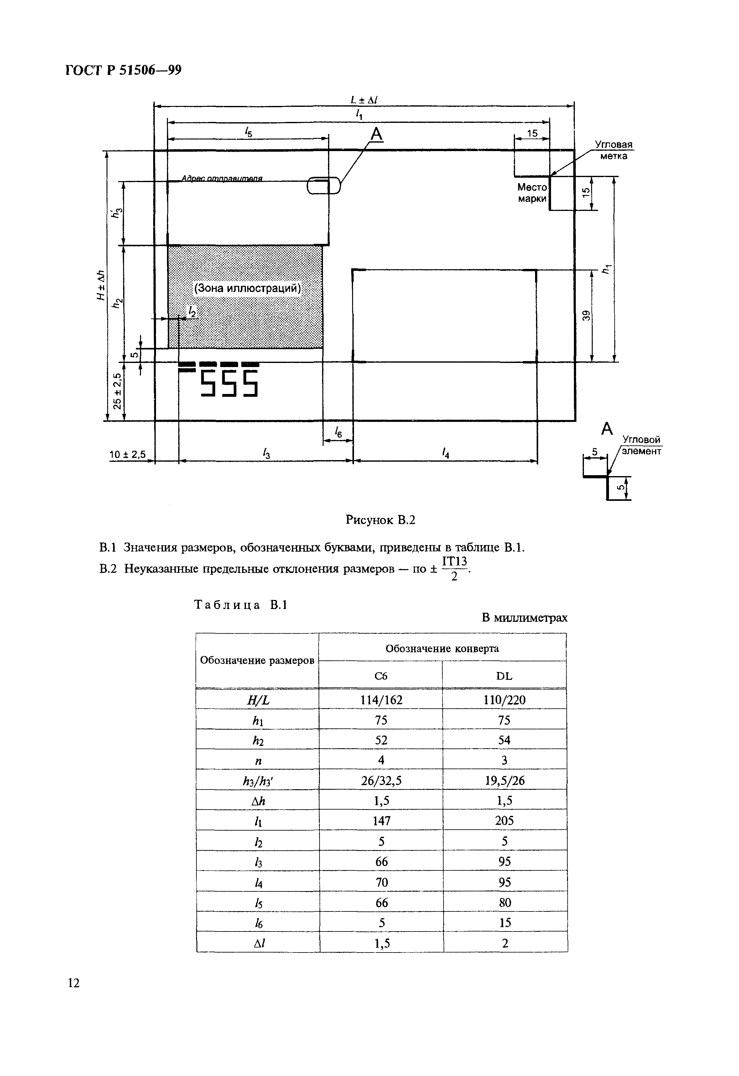 ГОСТ Р 51506-99. Конверты почтовые. Технические требования. Методы контроля