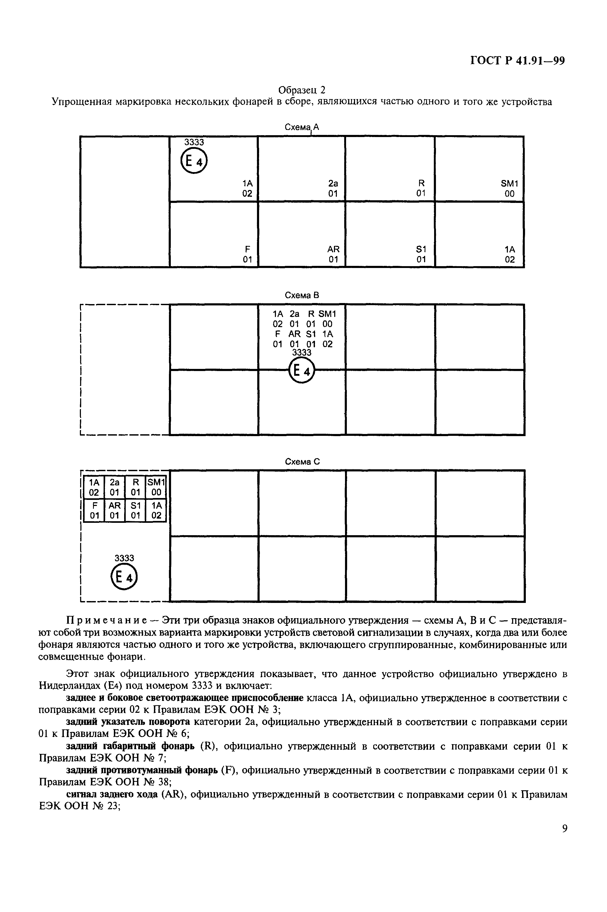 ГОСТ Р 41.91-99