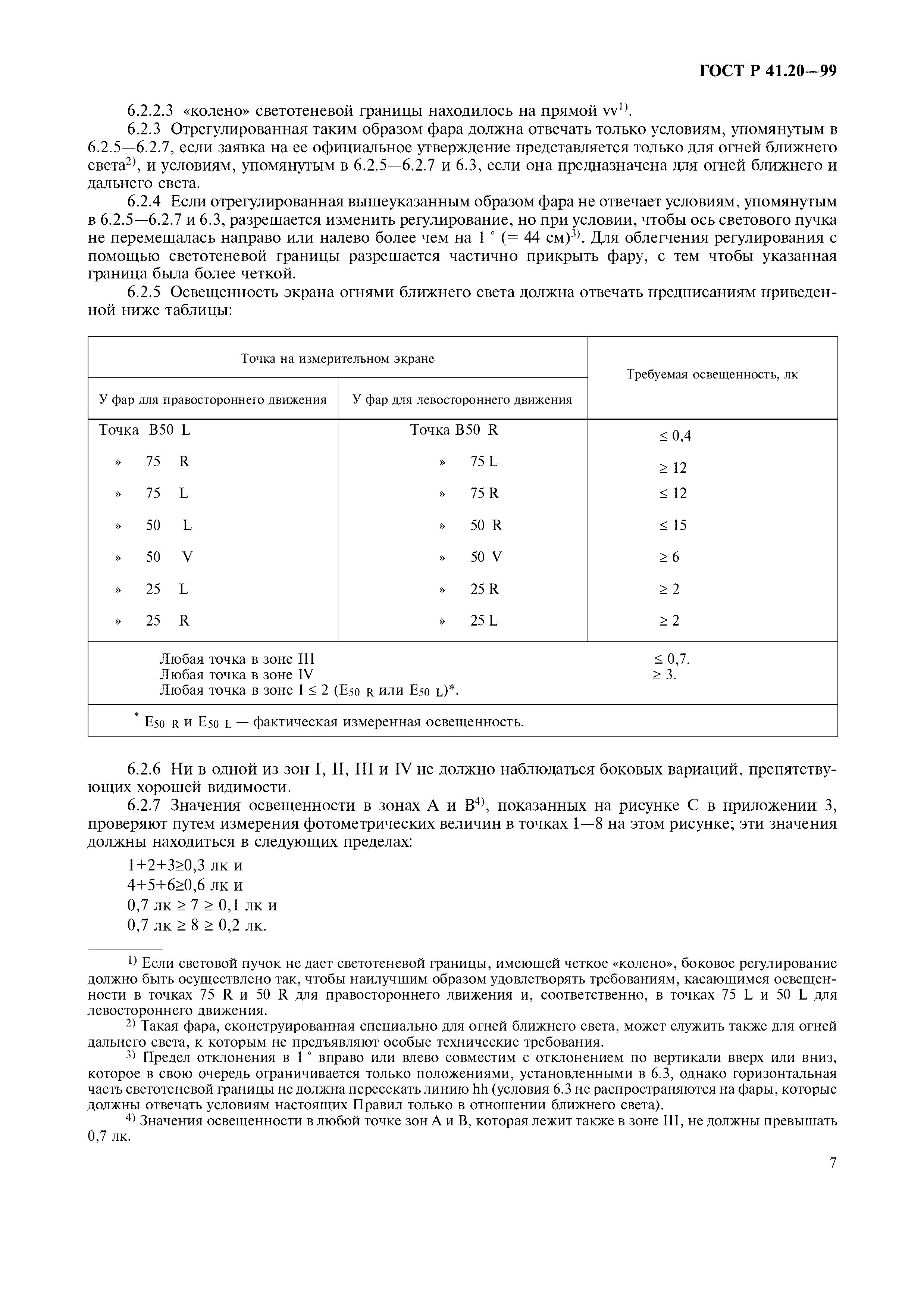 ГОСТ Р 41.20-99