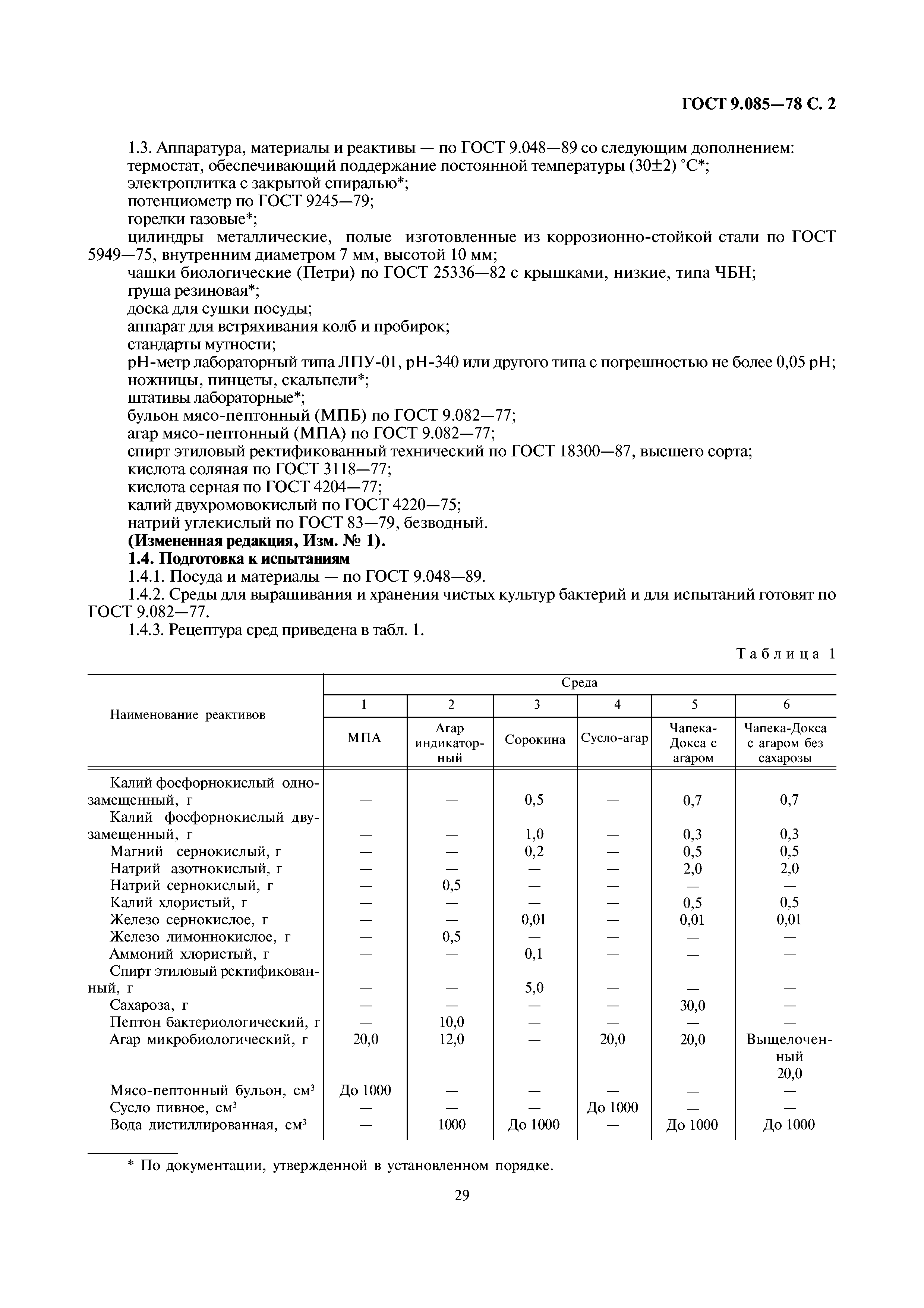 ГОСТ 9.085-78