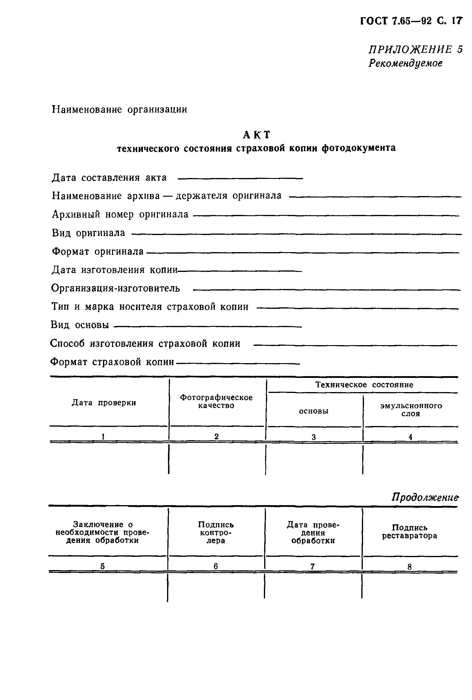 ГОСТ 7.65-92