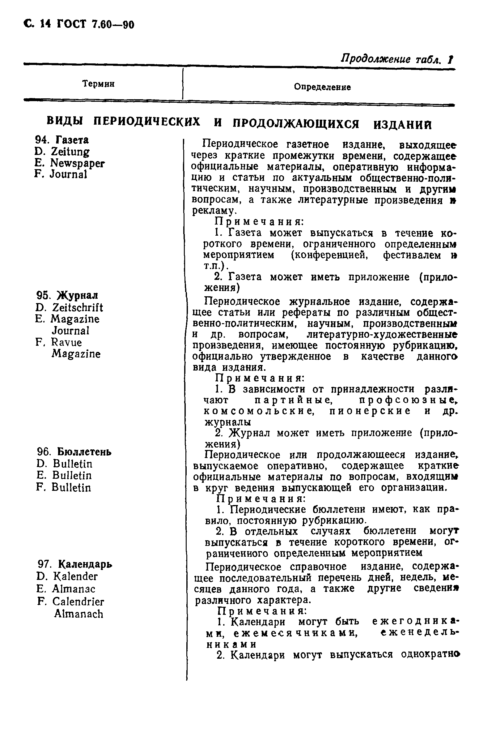 ГОСТ 7.60-90