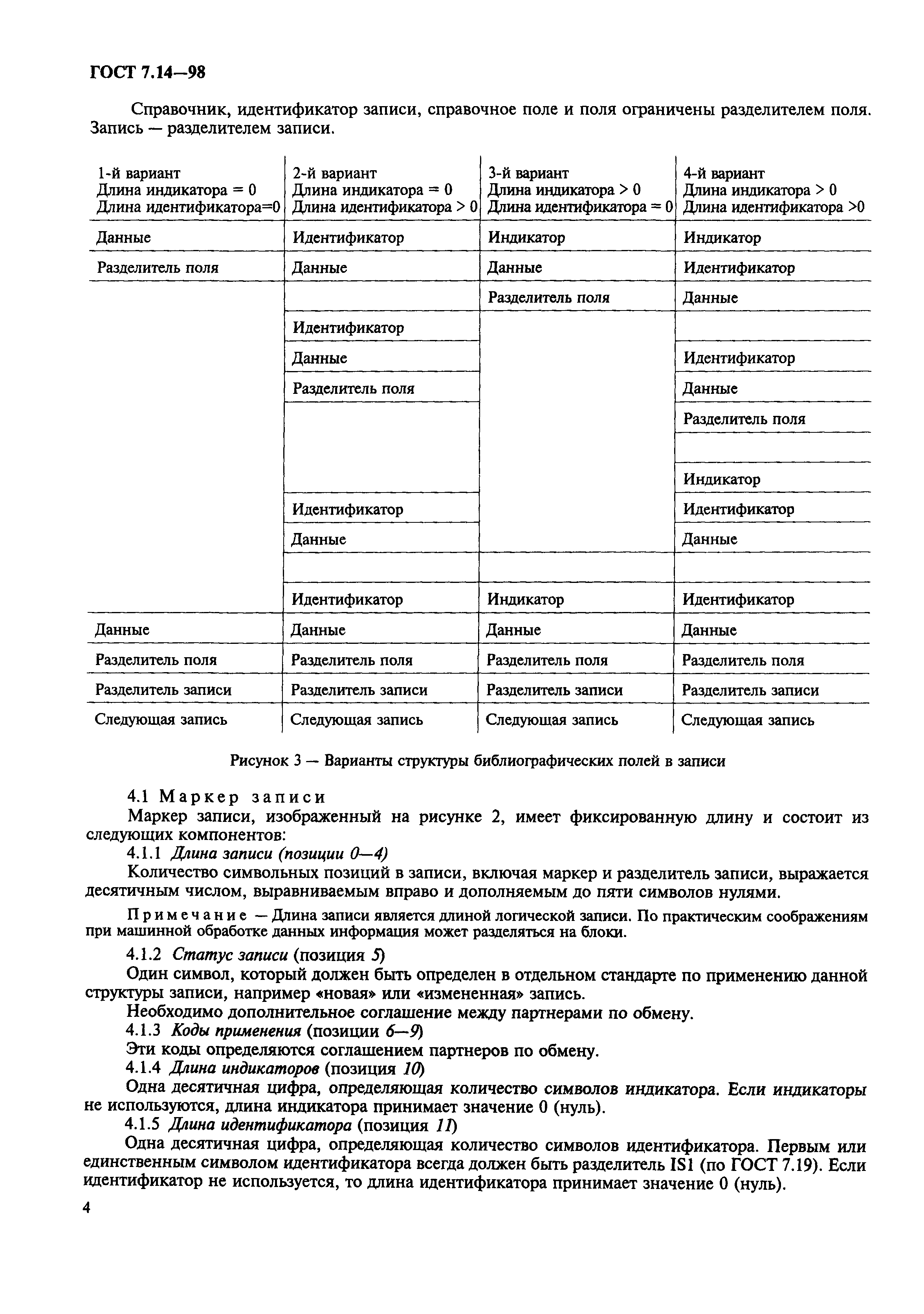 ГОСТ 7.14-98