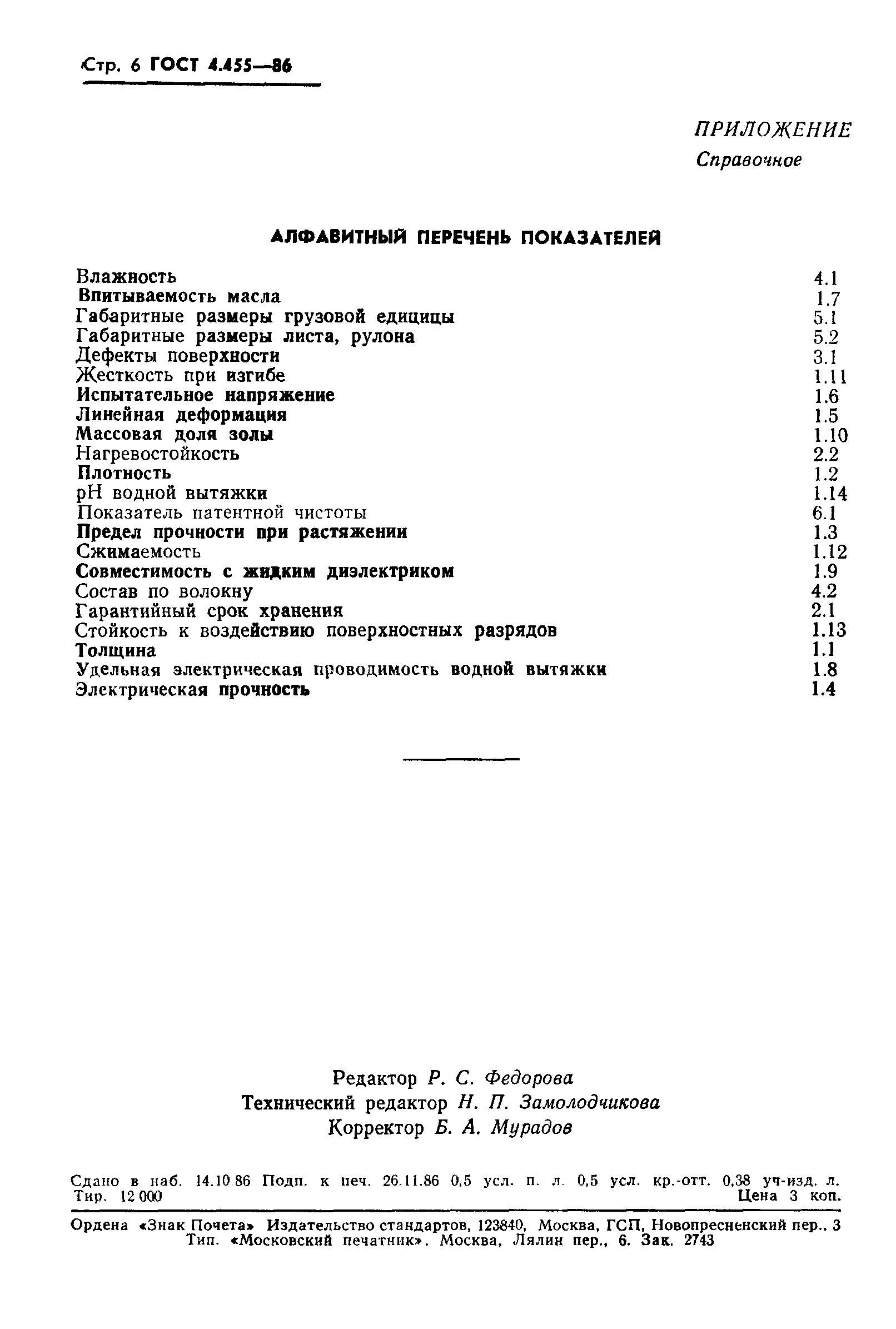 ГОСТ 4.455-86