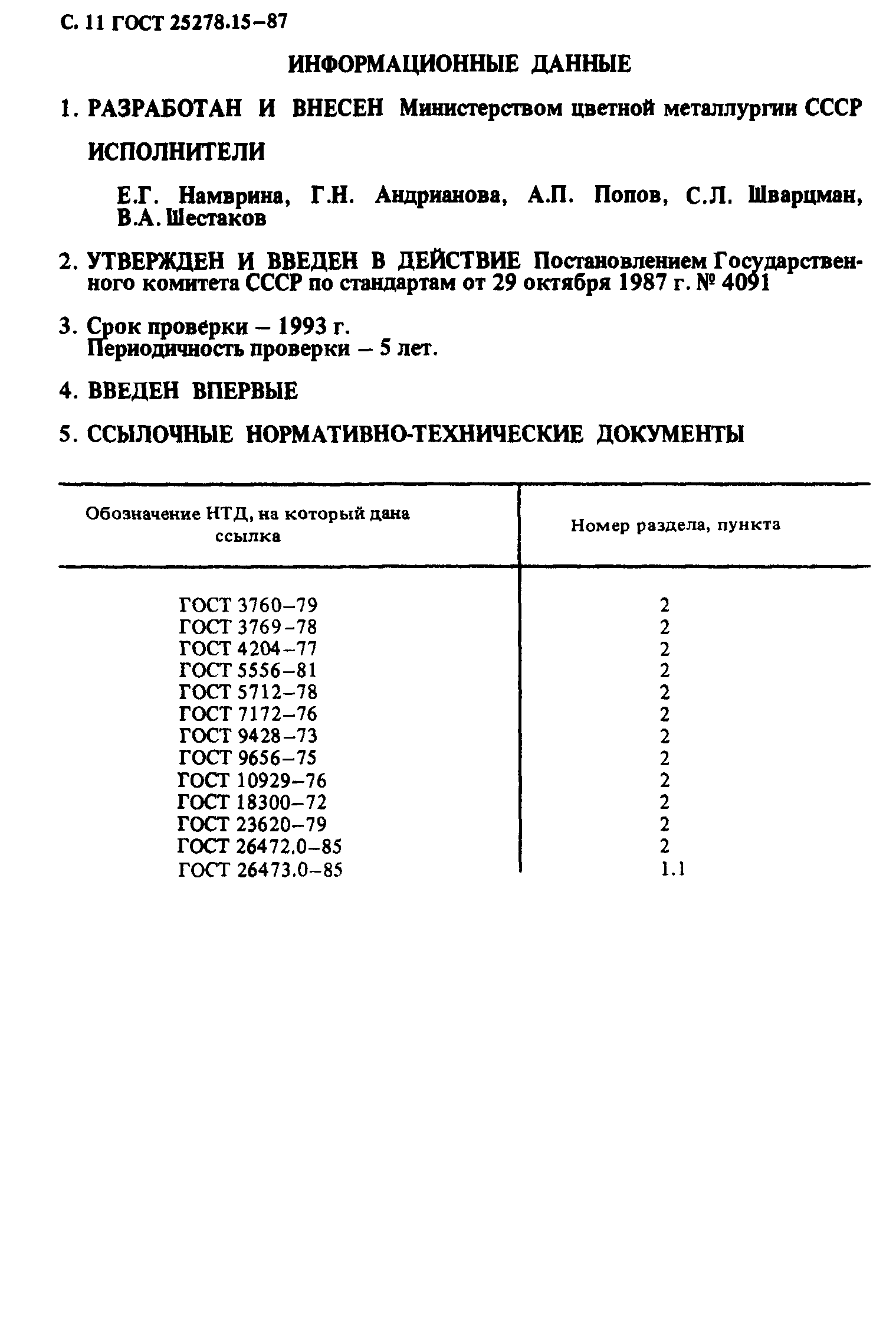 Скачать ГОСТ 25278.15-87 Сплавы и лигатуры редких металлов.  Рентгенофлуоресцентный метод определения циркония, молибдена, вольфрама и  тантала в сплавах на основе ниобия