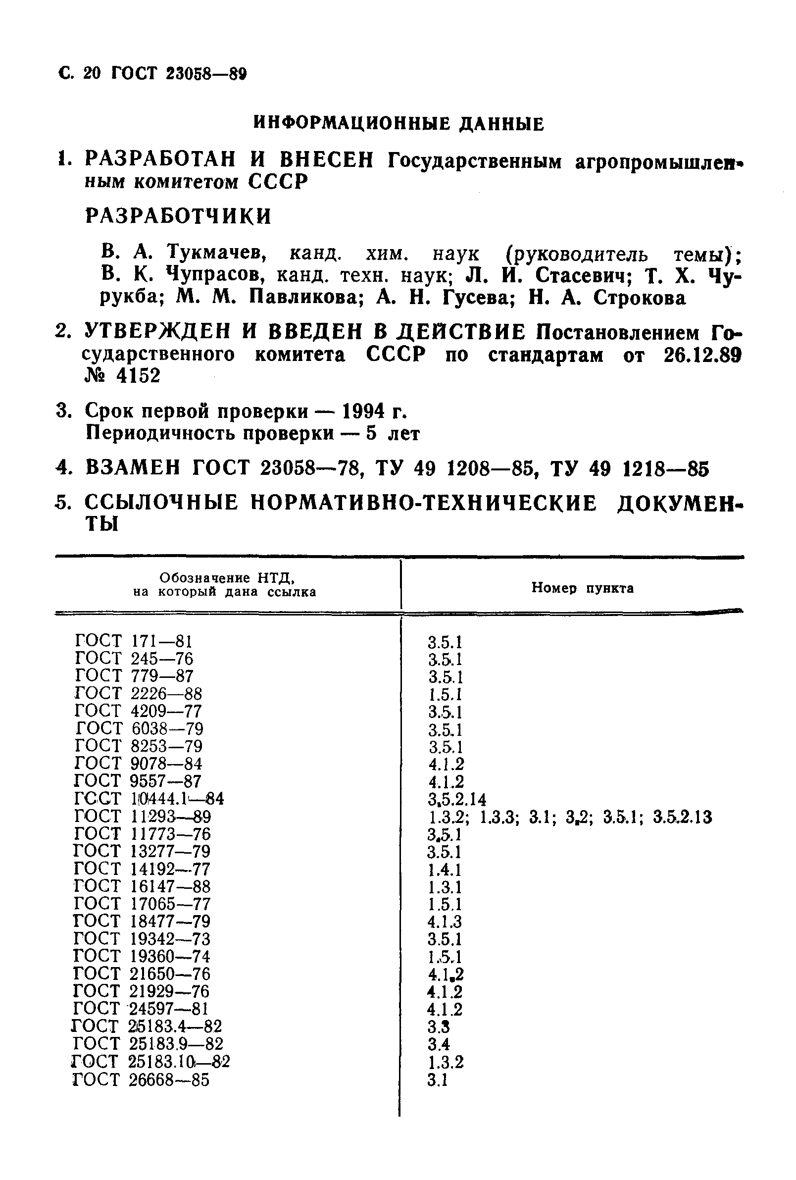 ГОСТ 23058-89