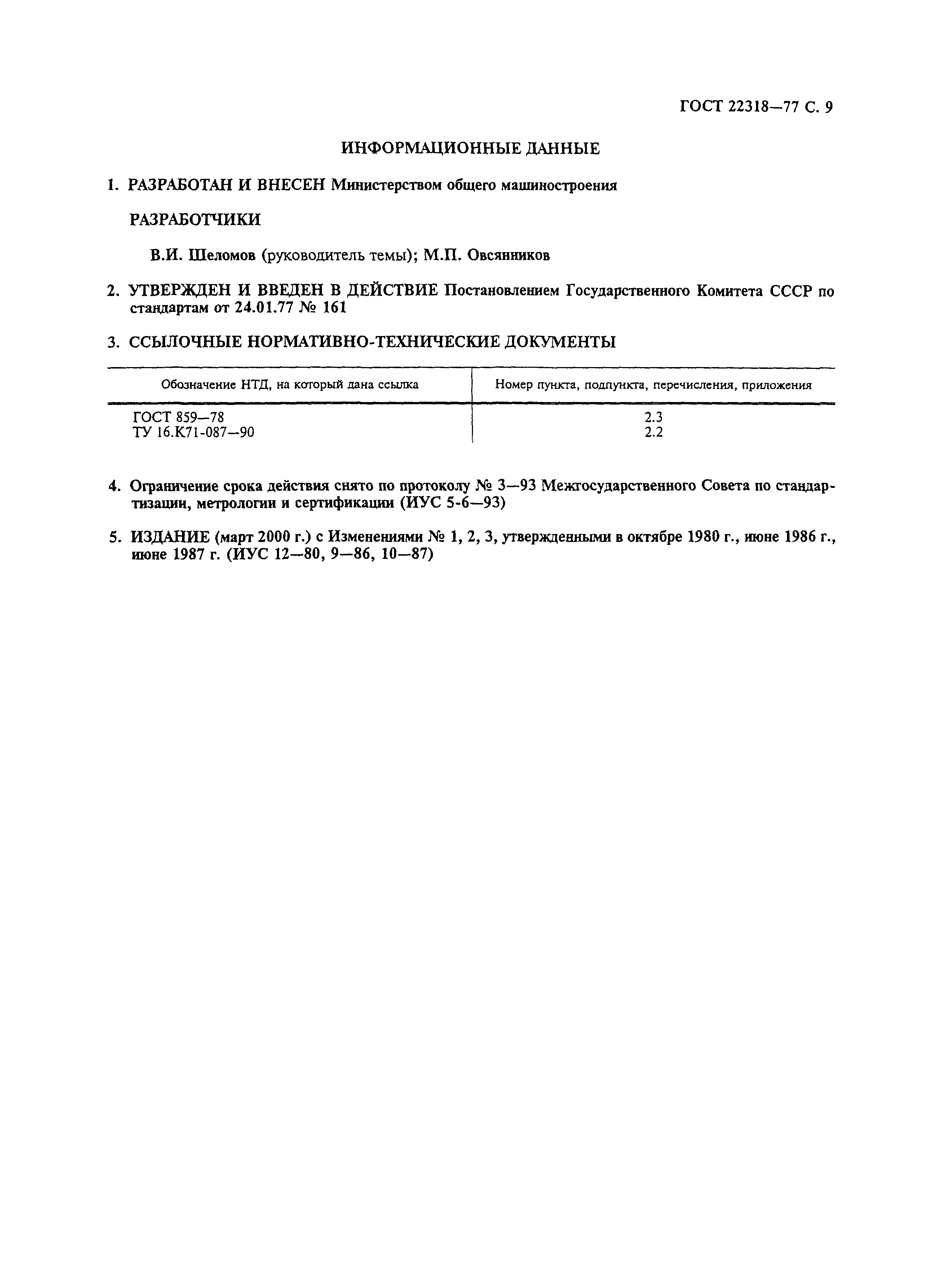 ГОСТ 22318-77